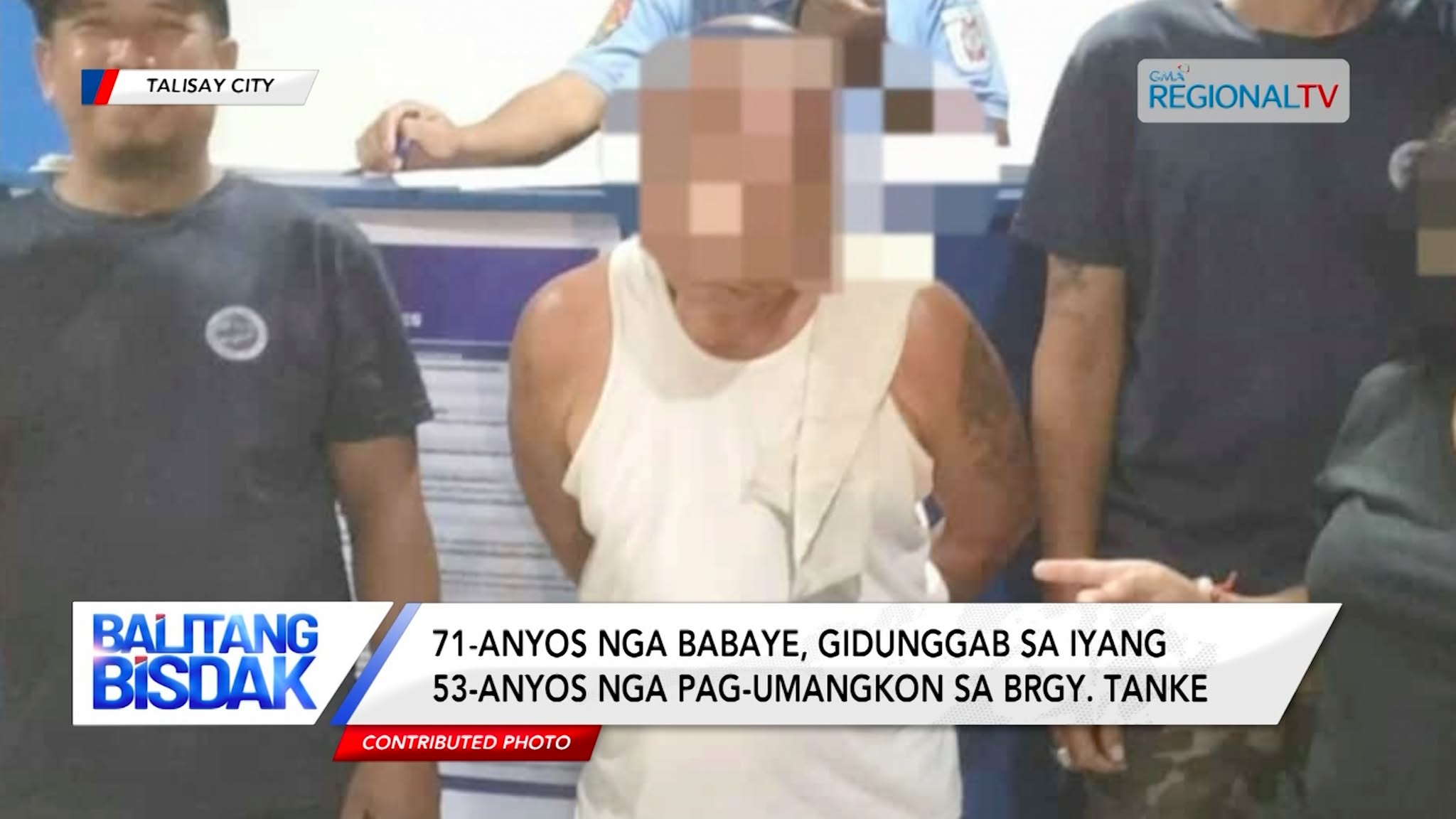 Samdan ang 71-anyos nga babaye kay gidunggab sa iyang pag-umangkon sa Talisay City