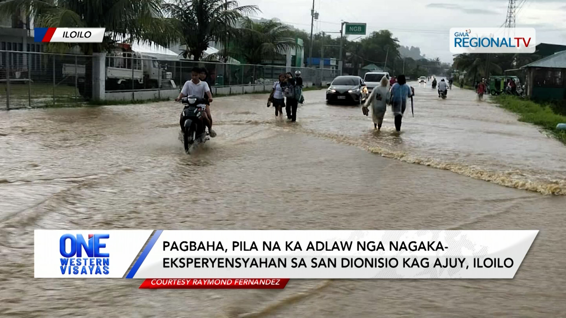 Pagbaha pila ka adlaw nga na-eksperyensyahan sa San Dionisio kag Ajuy, Iloilo