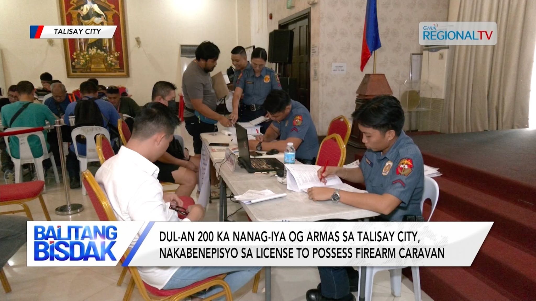 License To Possess Firearm Caravan, gipahigayon sa Talisay City | Balitang Bisdak
