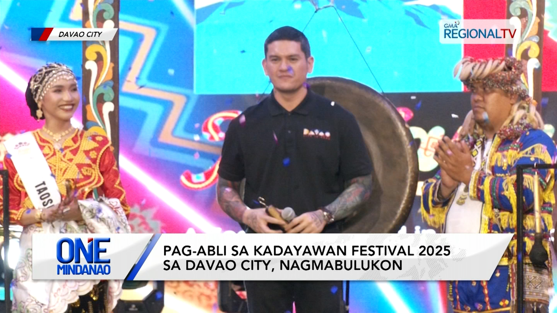 Pag-abli sa Kadayawan Festival 2025 sa Davao City, nagmabulukon | One Mindanao
