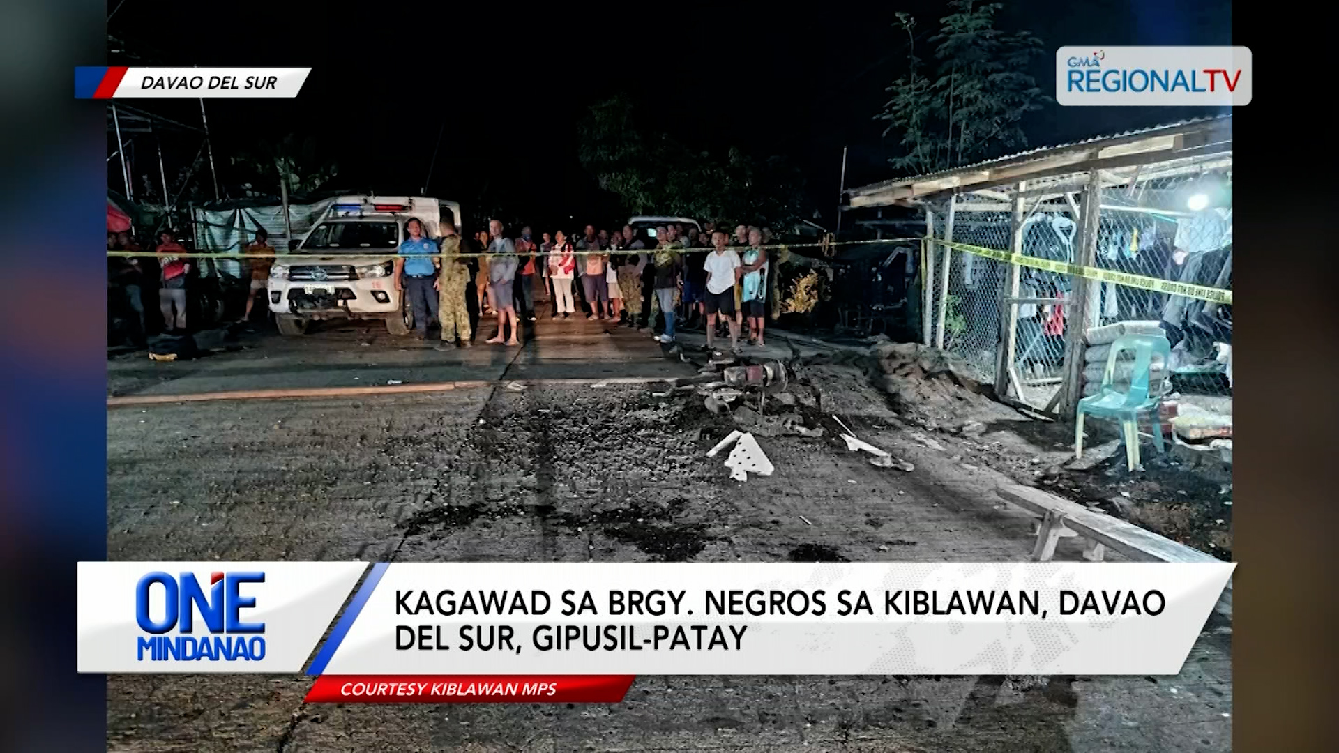 Kagawad sa Brgy. Negros sa Kiblawan, Davao del Sur, gipusil-patay | One Mindanao
