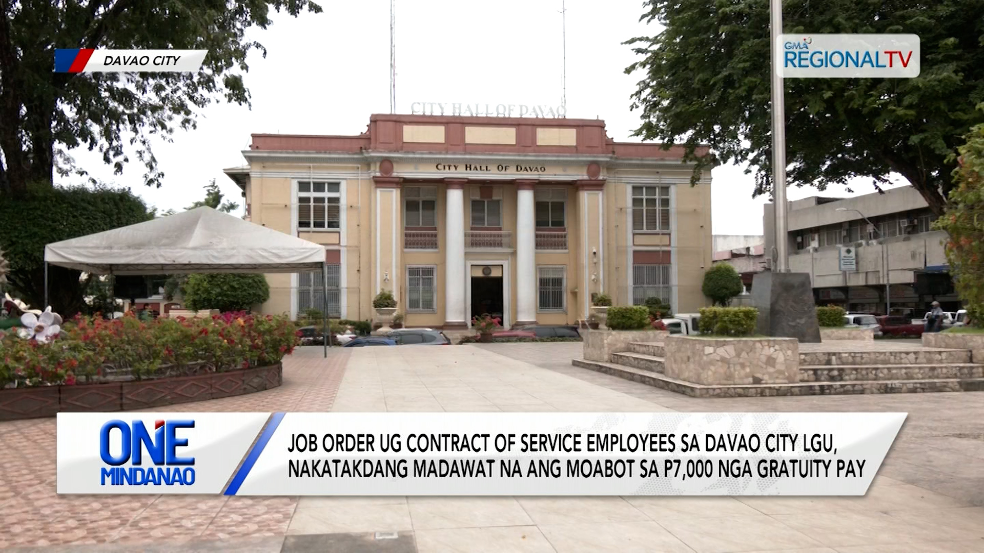 JO ug COS employees sa Davao City, madawat ang P7,000 gratuity pay | One Mindanao