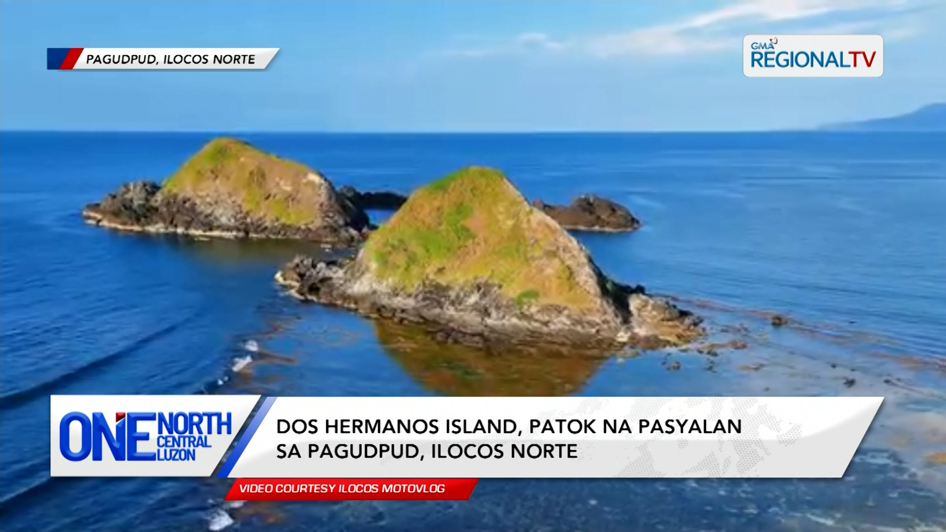 Dos Hermanos Island, patok na pasyalan sa Pagudpud, Ilocos Norte | One North Central Luzon
