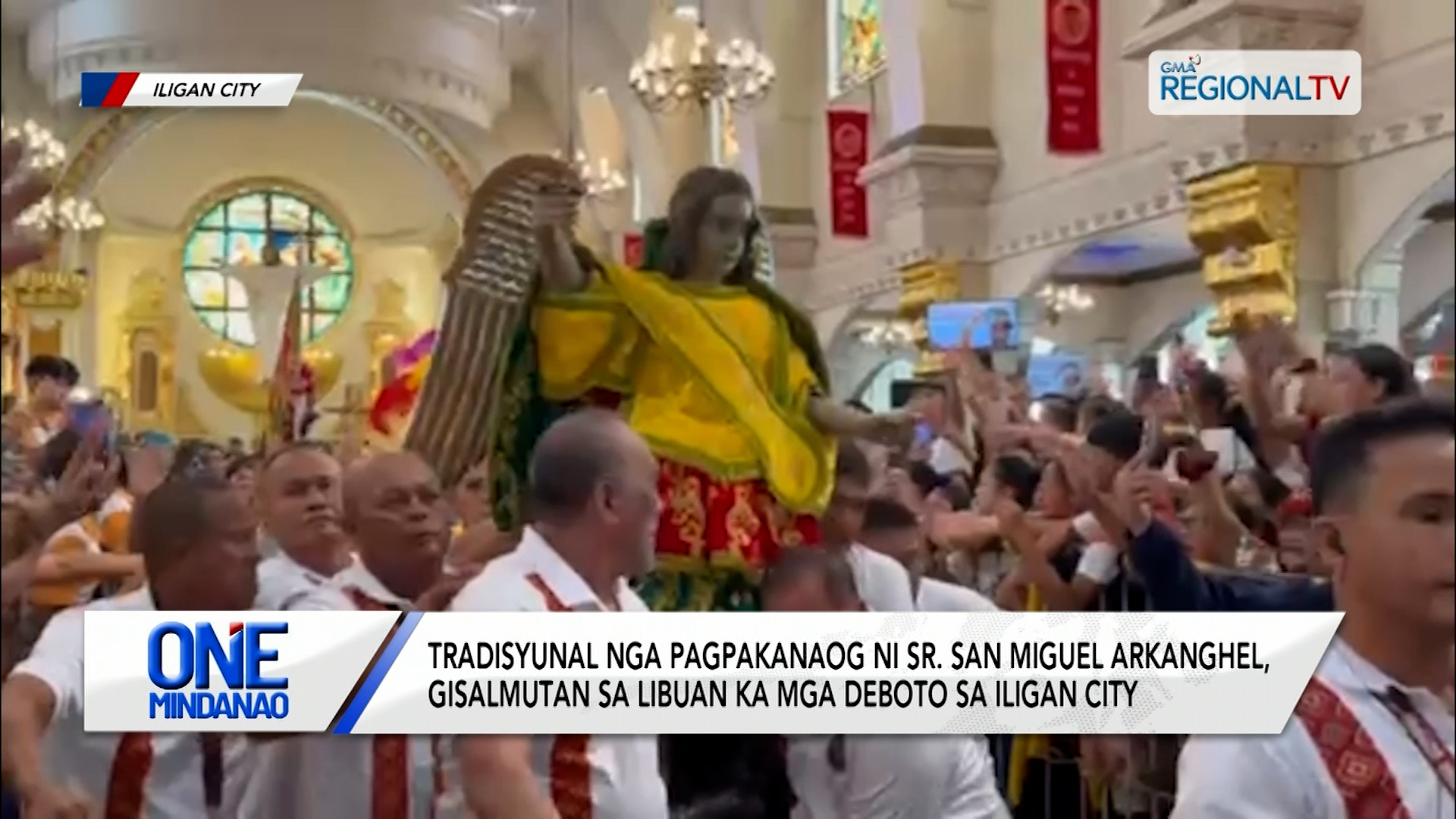 Pagpakanaog ni Sr. San Miguel Arkanghel, gisalmutan sa mga deboto sa Iligan City | One Mindanao