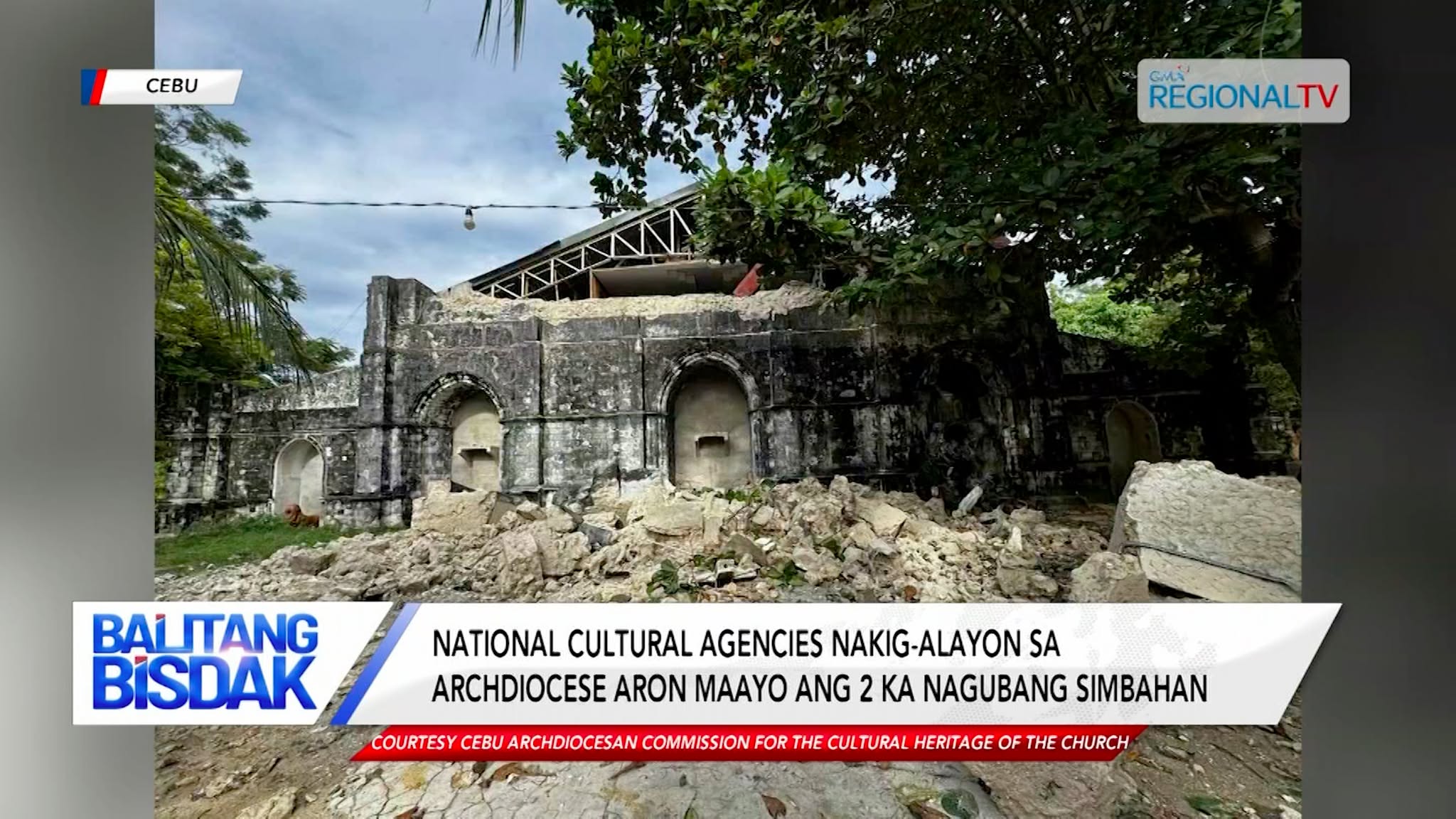 Estimated Damage sa mga Simbahan nga Naapektuhan sa Linog, Wala pa Madeterminar | Balitang Bisdak