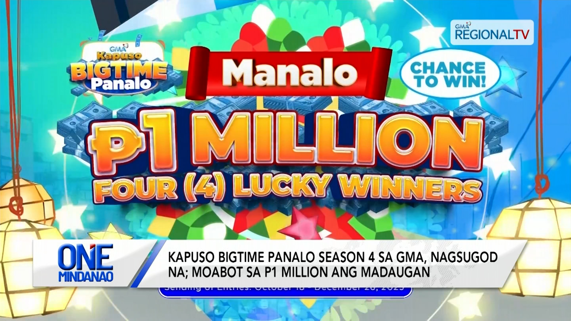 Kapuso Bigtime Panalo Season 4 sa GMA, magsugod na | One Mindanao