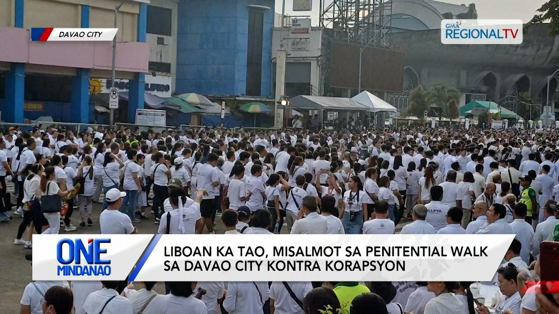 Liboan ka tao, misalmot sa Penitential Walk sa Davao City | One Mindanao