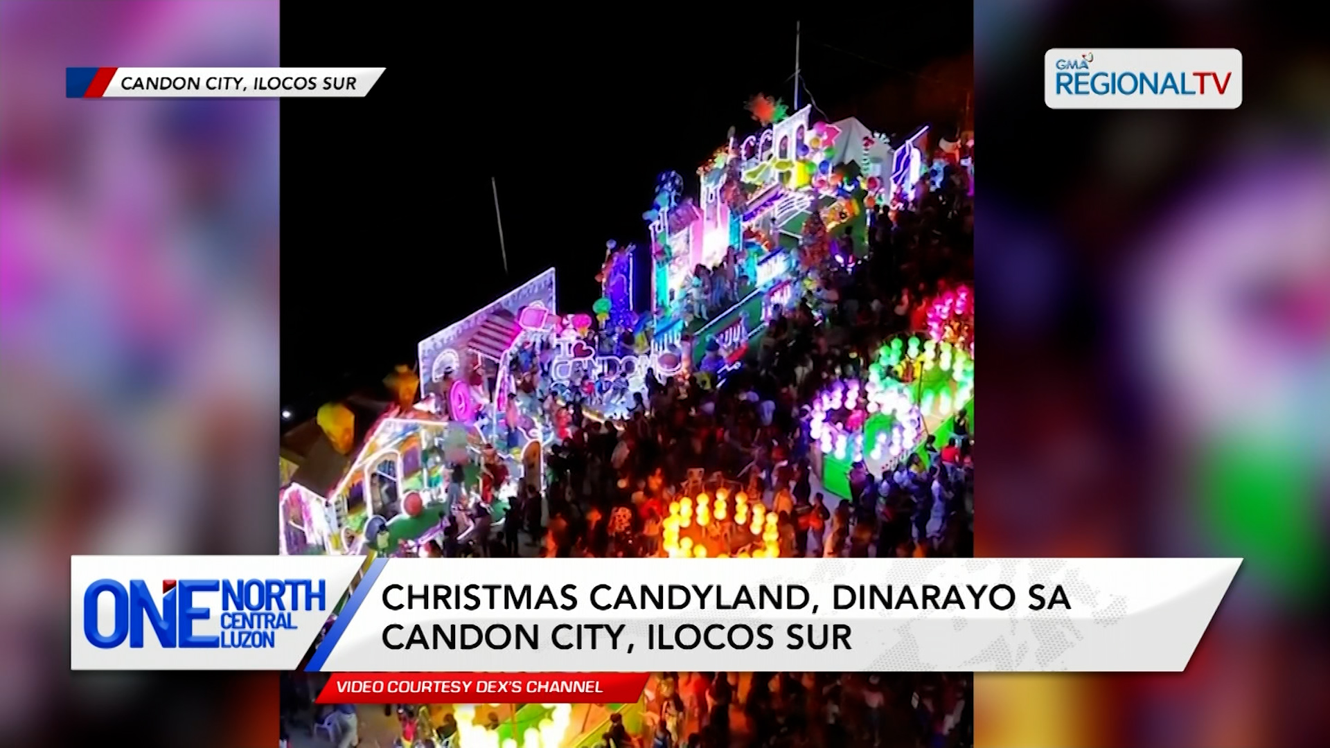 Christmas Candyland, dinarayo sa Candon City, Ilocos Sur | One North Central Luzon