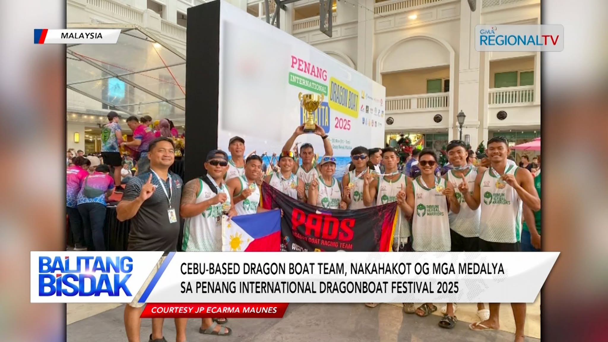 Mga Sugbuanon, Nanghawod sa Penang International Dragon Boat Festival 2025 | Balitang Bisdak