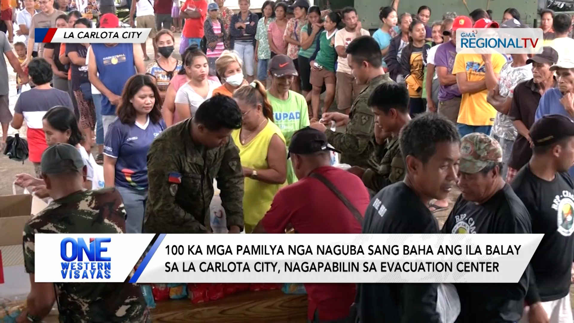 100 ka mga pamilya nga nagub-an sang balay, nagapabilin sa evacuation center | One Western Visayas