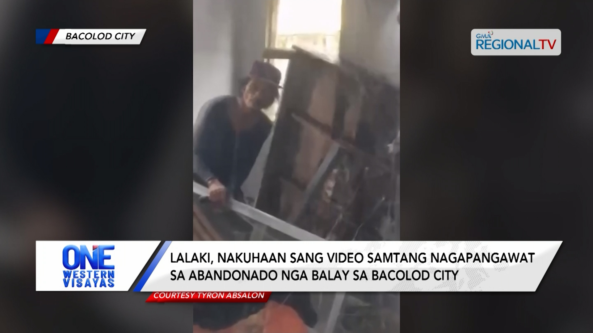 Lalaki, nakuhaan sang video nga nagapangawat sa abandonado nga balay sa Bacolod| One Western Visayas