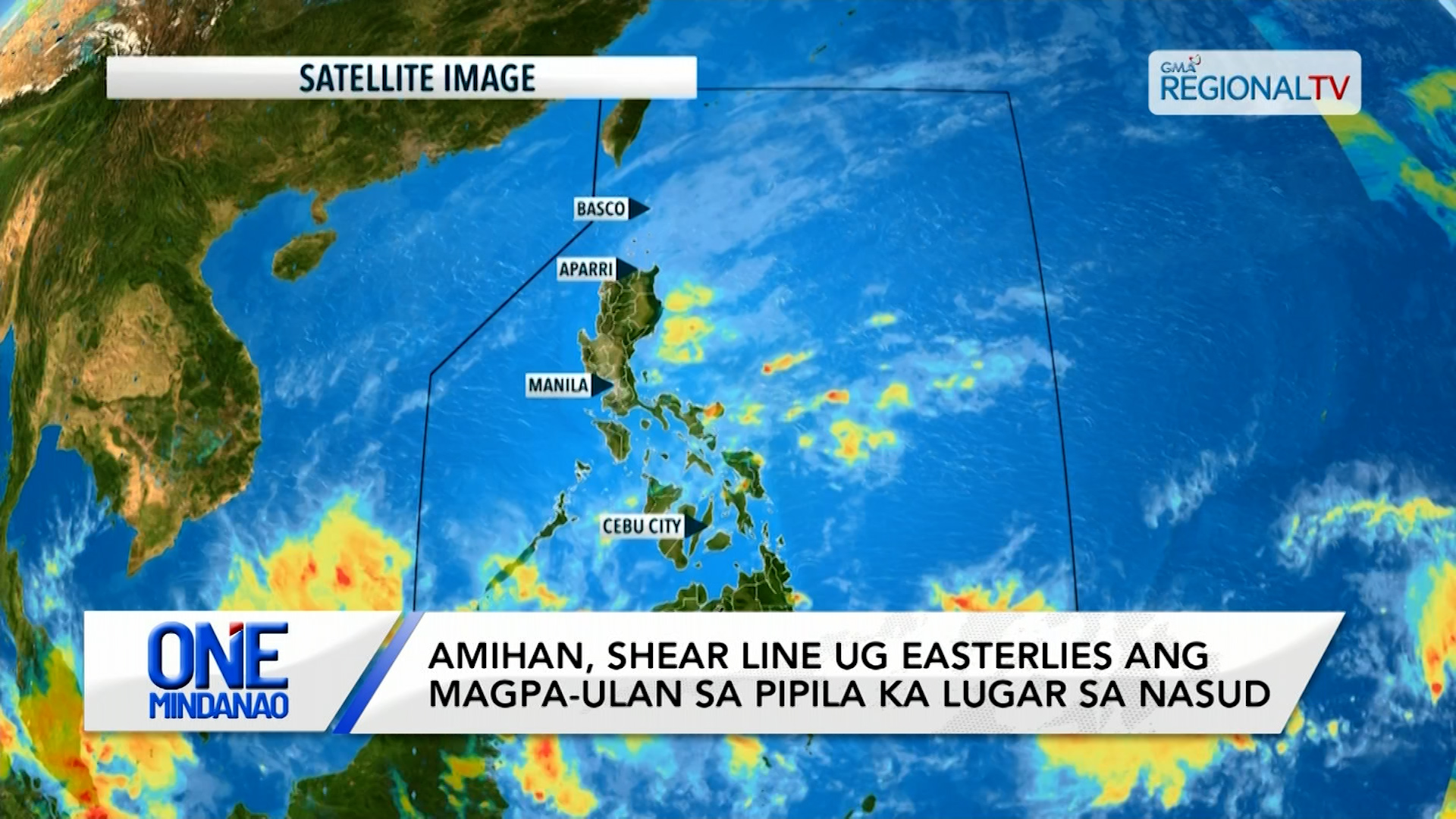 Amihan, Shear Line ug Easterlies ang magpa-ulan sa pipila ka lugar sa nasud | One Mindanao