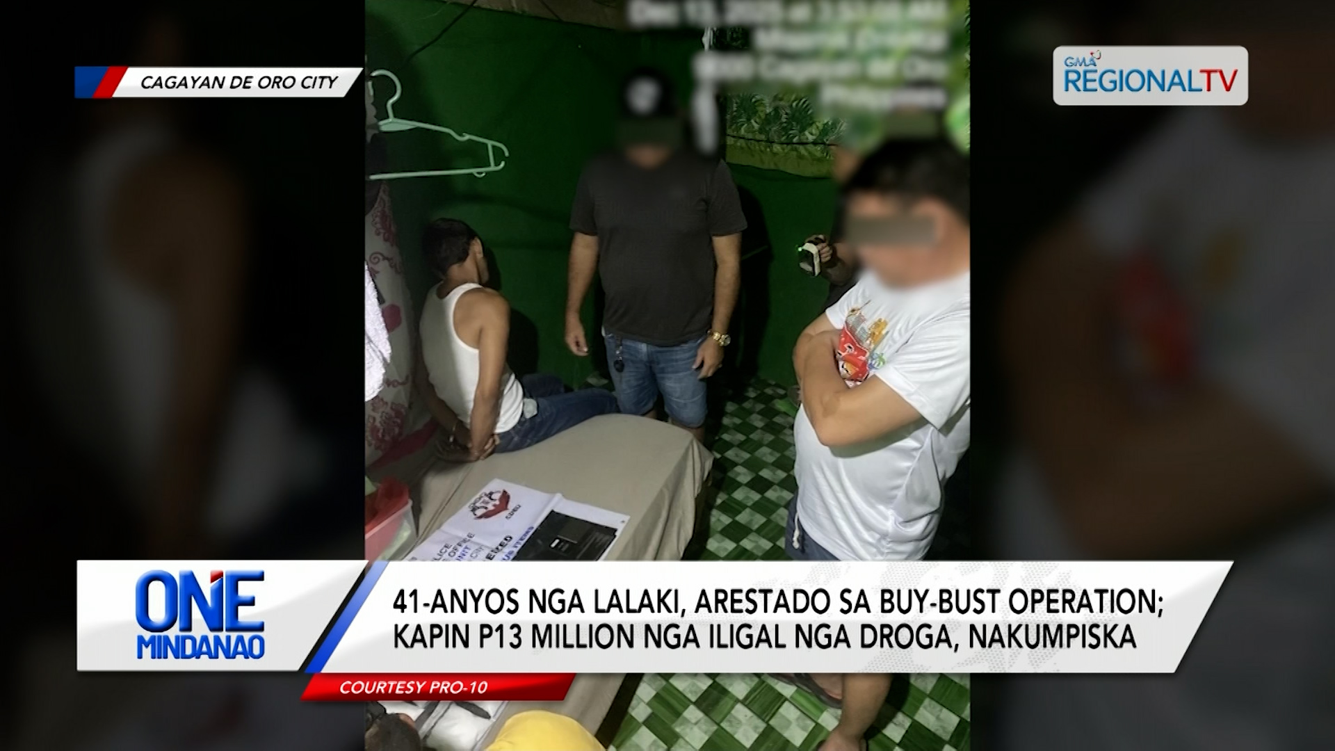 41-anyos nga lalaki, arestado sa buy-bust operation | One Mindanao