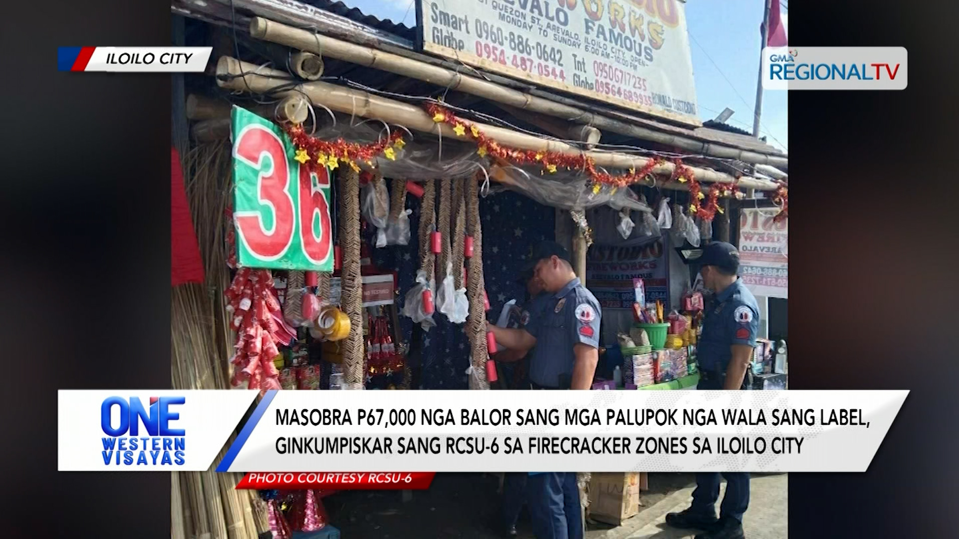 Masobra P67,000 nga balor sang mga palupok nga wala sang label, ginkumpiskar | One Western Visayas