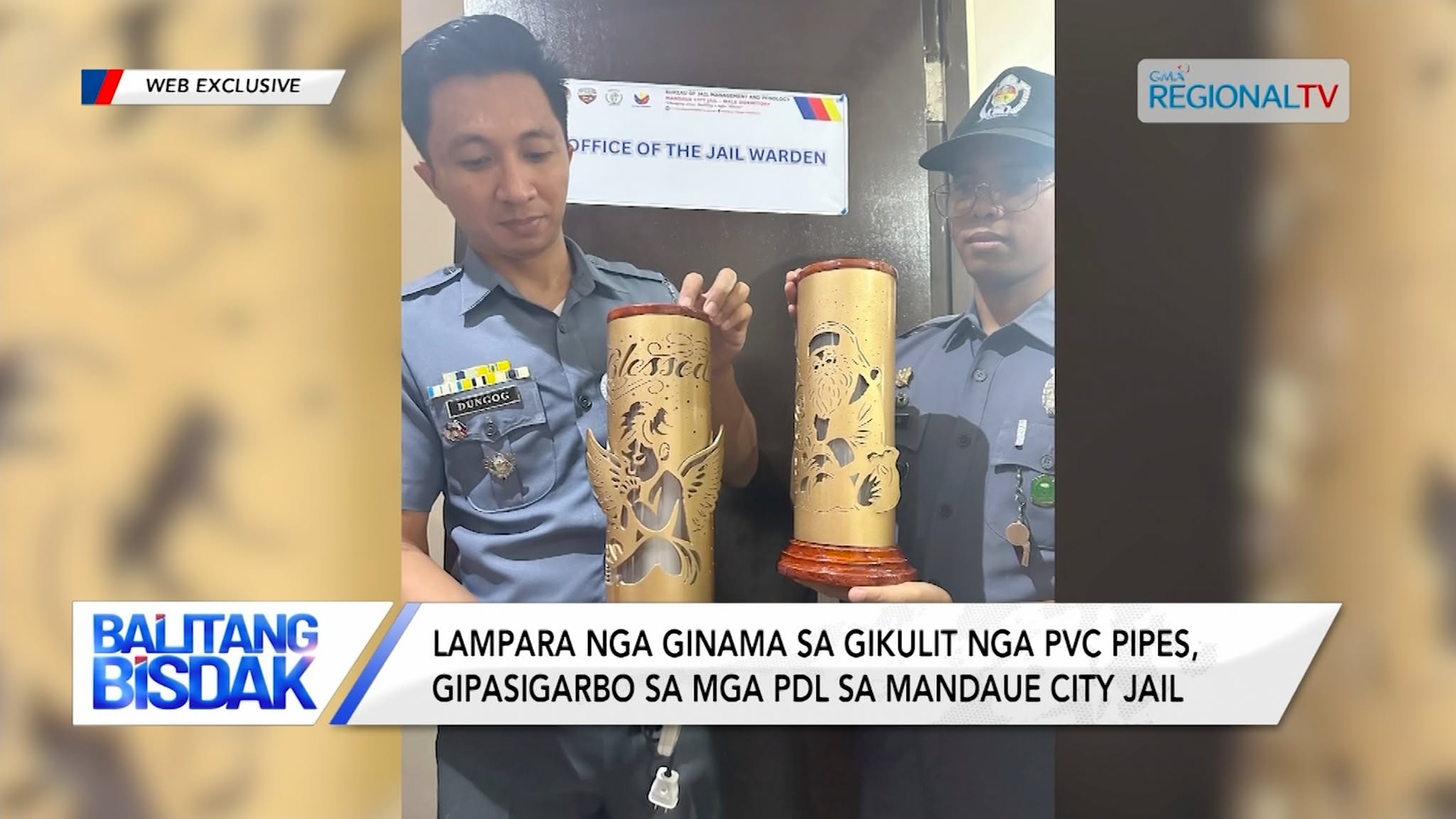 Lampara nga Ginama sa PVC Pipes, Gipasigarbo sa mga PDL sa Mandaue City Jail | Balitang Bisdak
