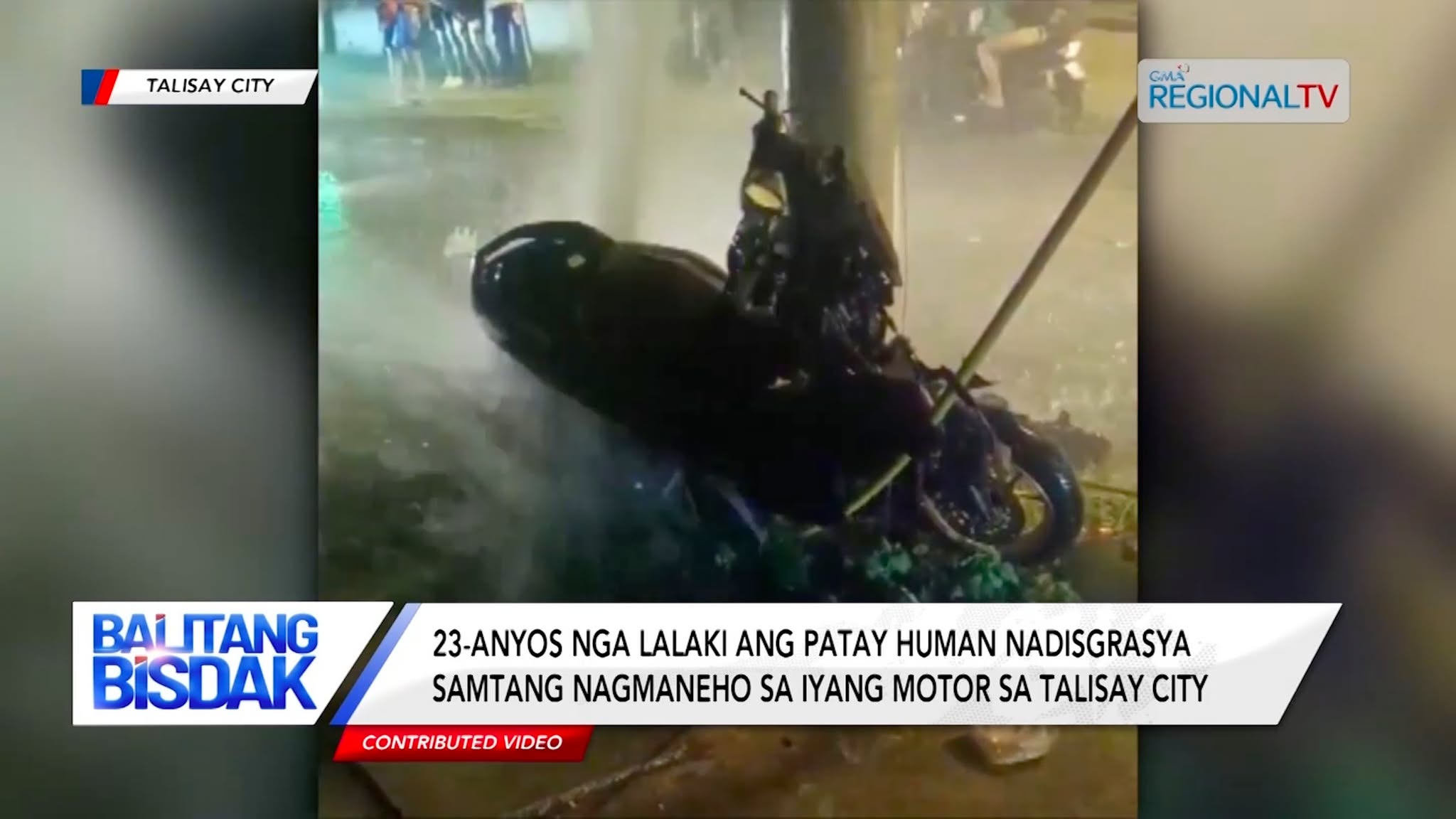 Lalaki Patay human Madisgrasya Samtang Nagmaneho sa Iyang Motor sa Talisay City | Balitang Bisdak