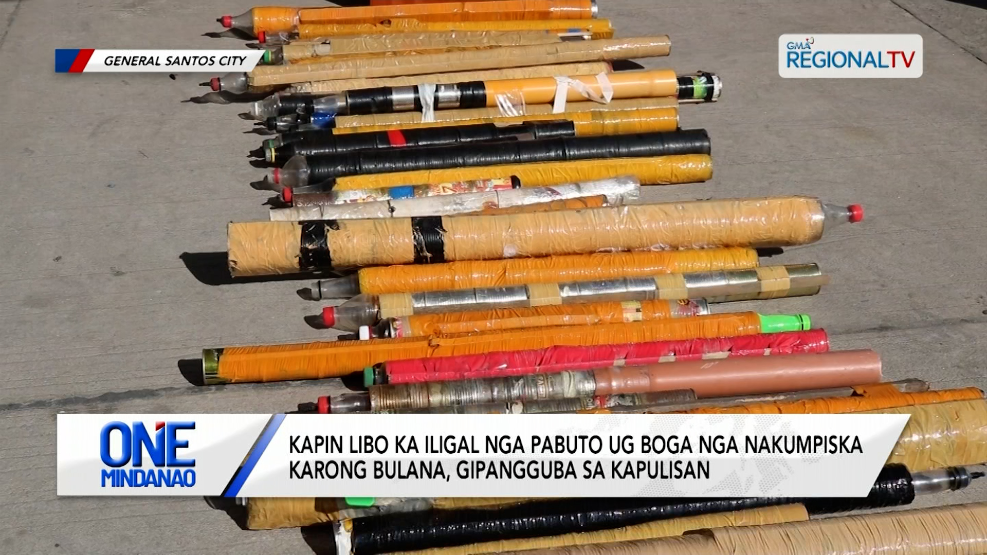 Kapin libo ka iligal nga pabuto ug boga nga nakumpiska karong bulana, gipangguba | One Mindanao