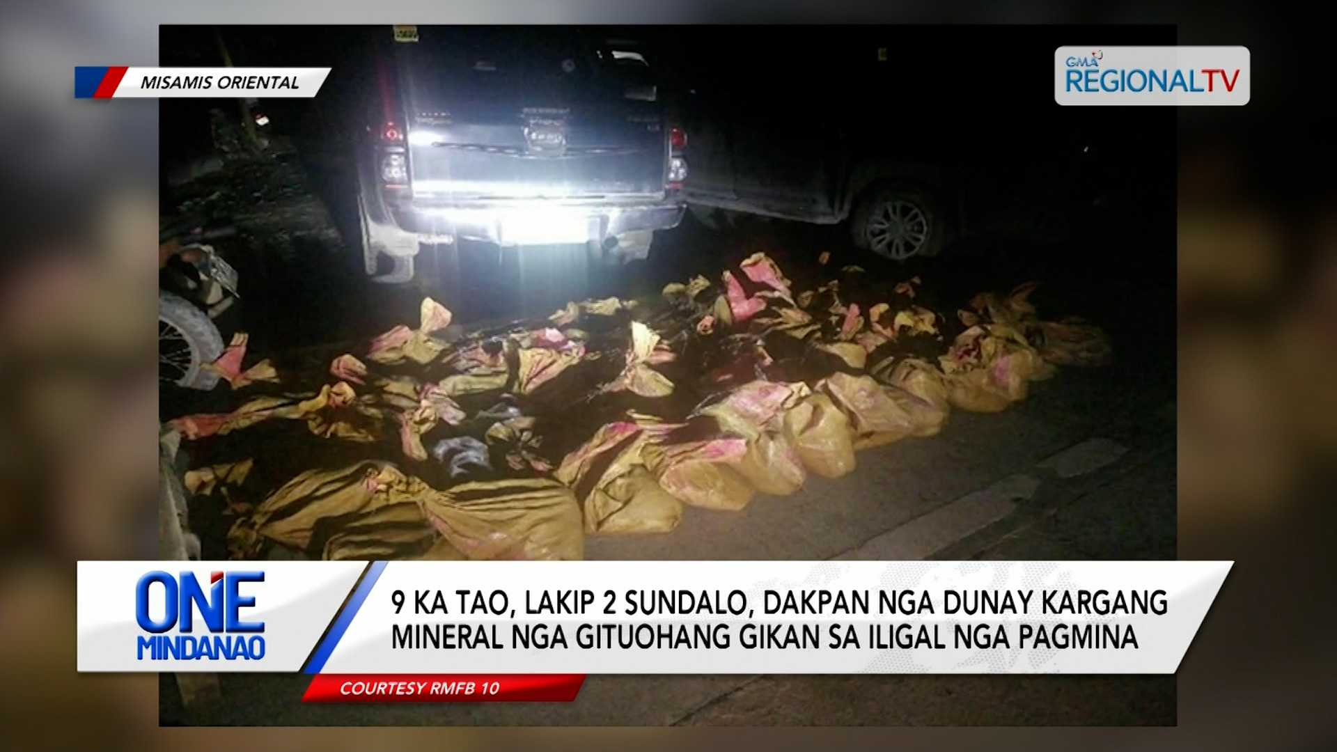 9 ka tao, lakip 2 sundalo, dakpan nga dunay kargang mineral | One Mindanao