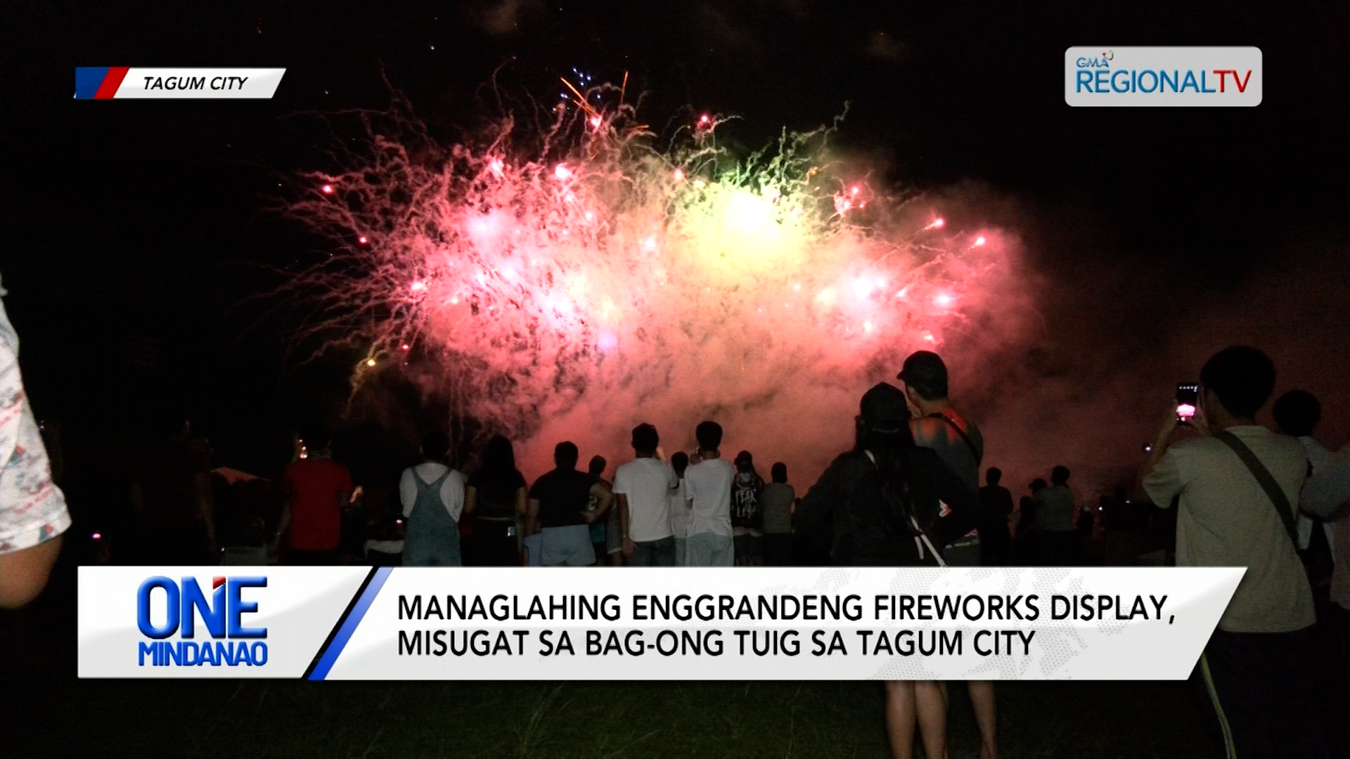 Managlahing enggrandeng fireworks display, misugat sa bag-ong tuig | One Mindanao
