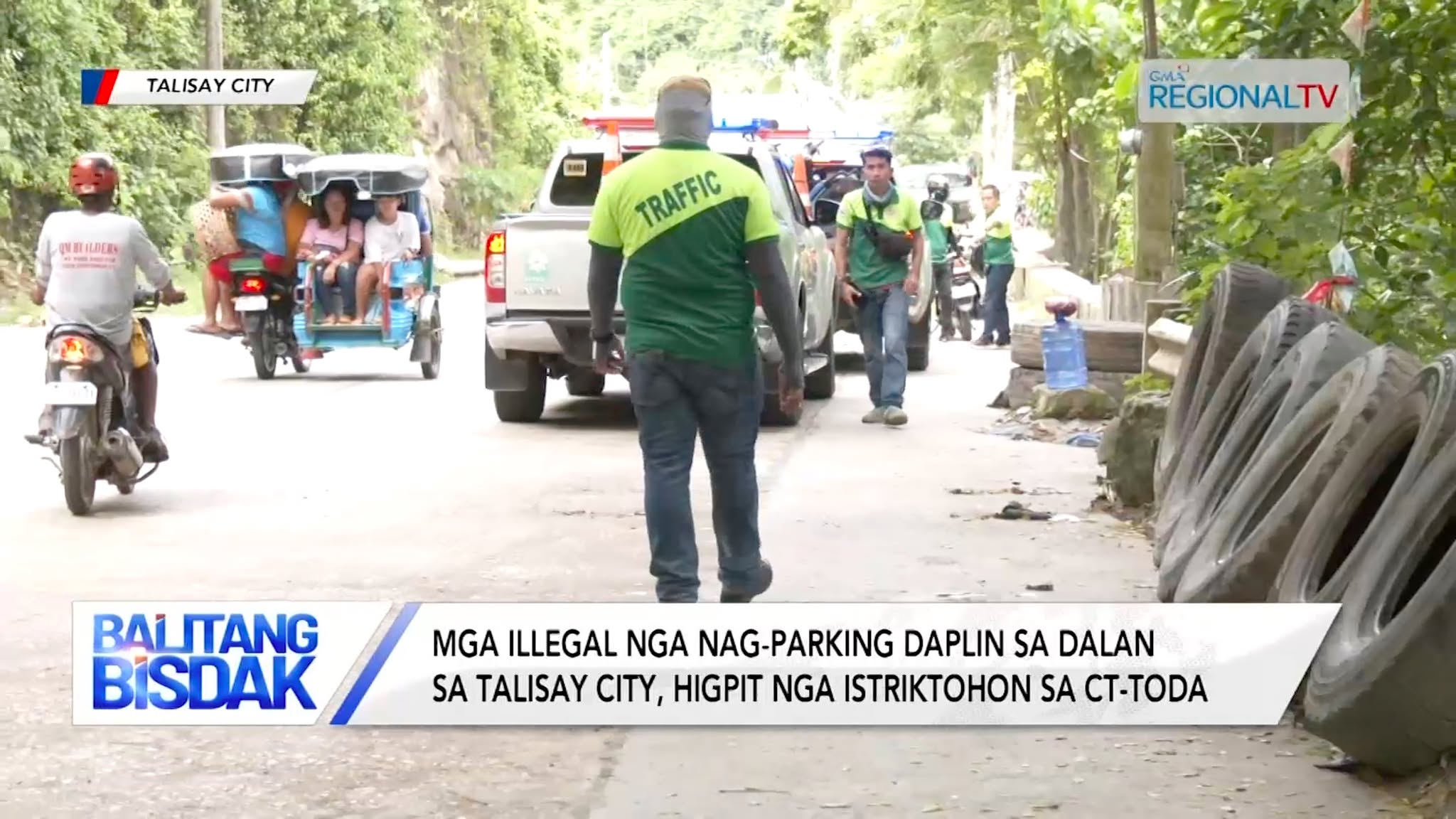 Mga Illegal nga Nag-Parking Daplin sa Dalan sa Talisay City, Hugot nga Pangdakpon | Balitang Bisdak
