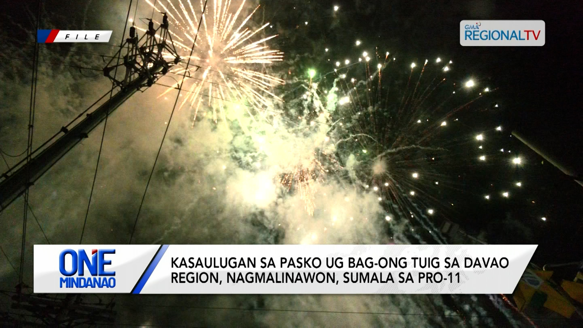Kasaulugan sa pasko ug bag-ong tuig sa Davao region, malinawon I One Mindanao