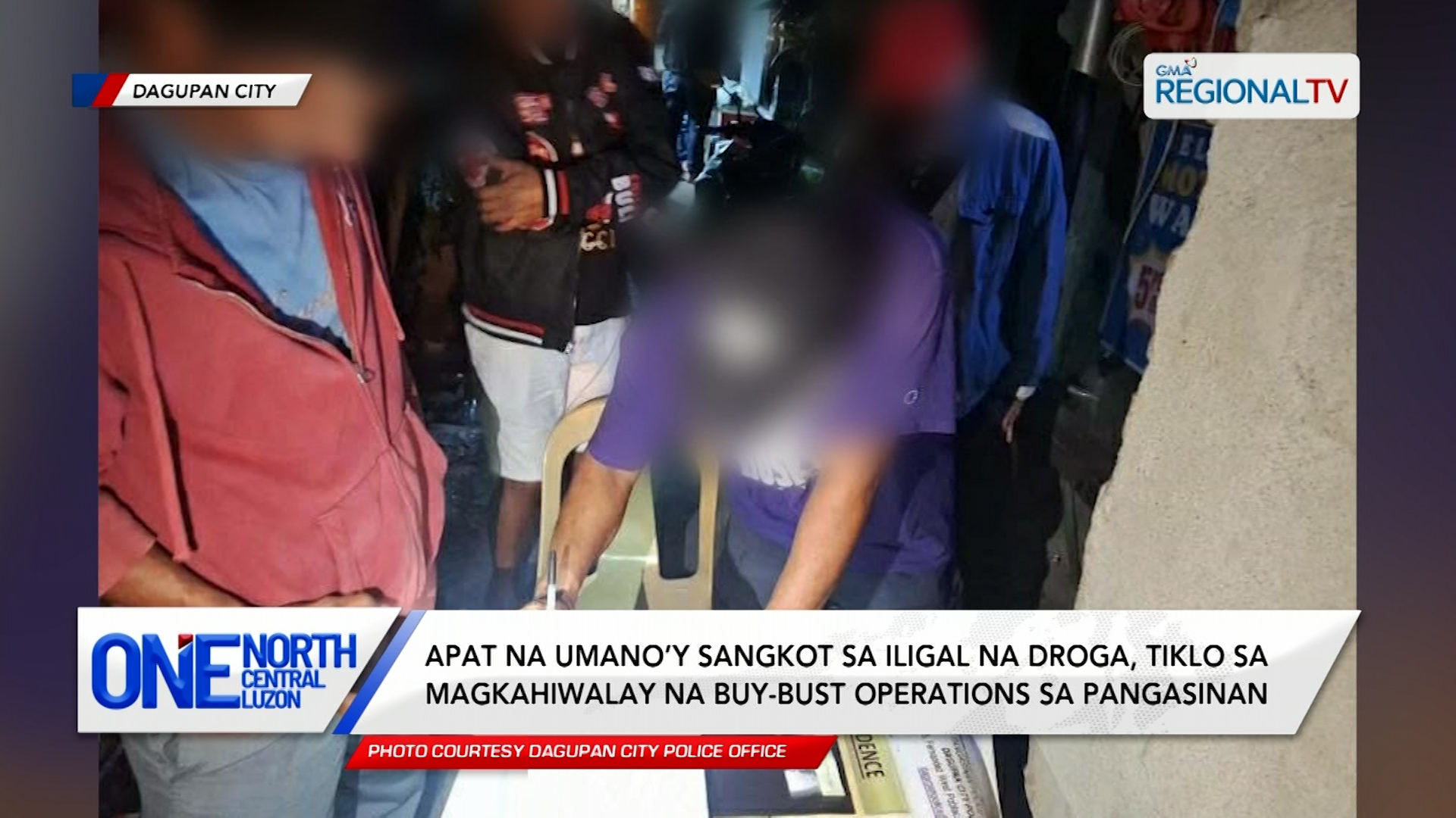 Apat na suspek, tiklo sa magkahiwalay na buy-bust operations sa Pangasinan | One North Central Luzon