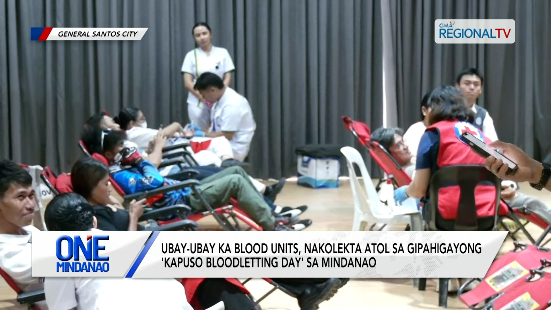 Ubay-ubay ka blood units, nakolekta atol sa gipahigayong Kapuso Bloodletting Day | One Mindanao