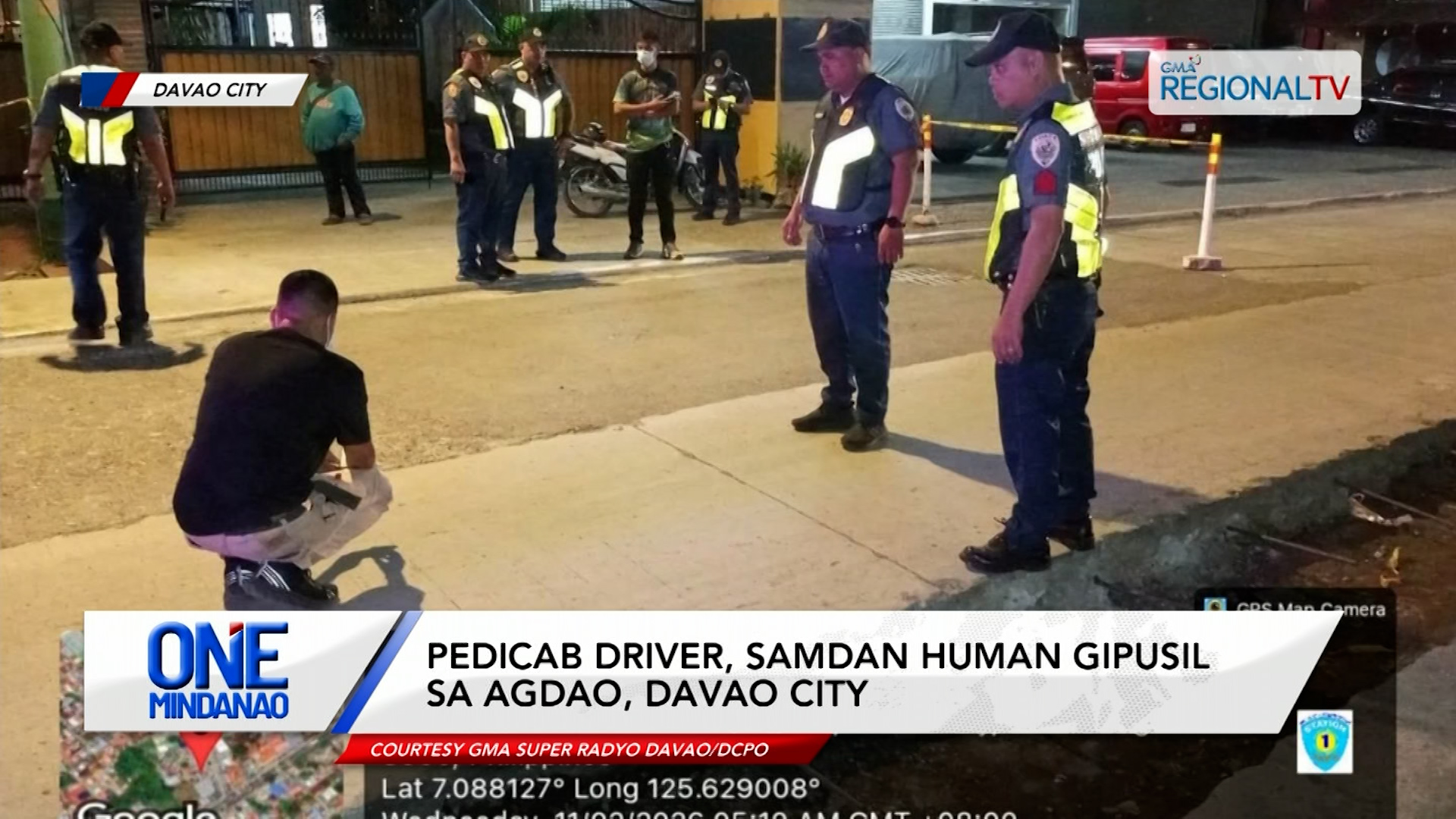Pedicab driver, samdan human gipusil sa Agdao, Davao City | One Mindanao