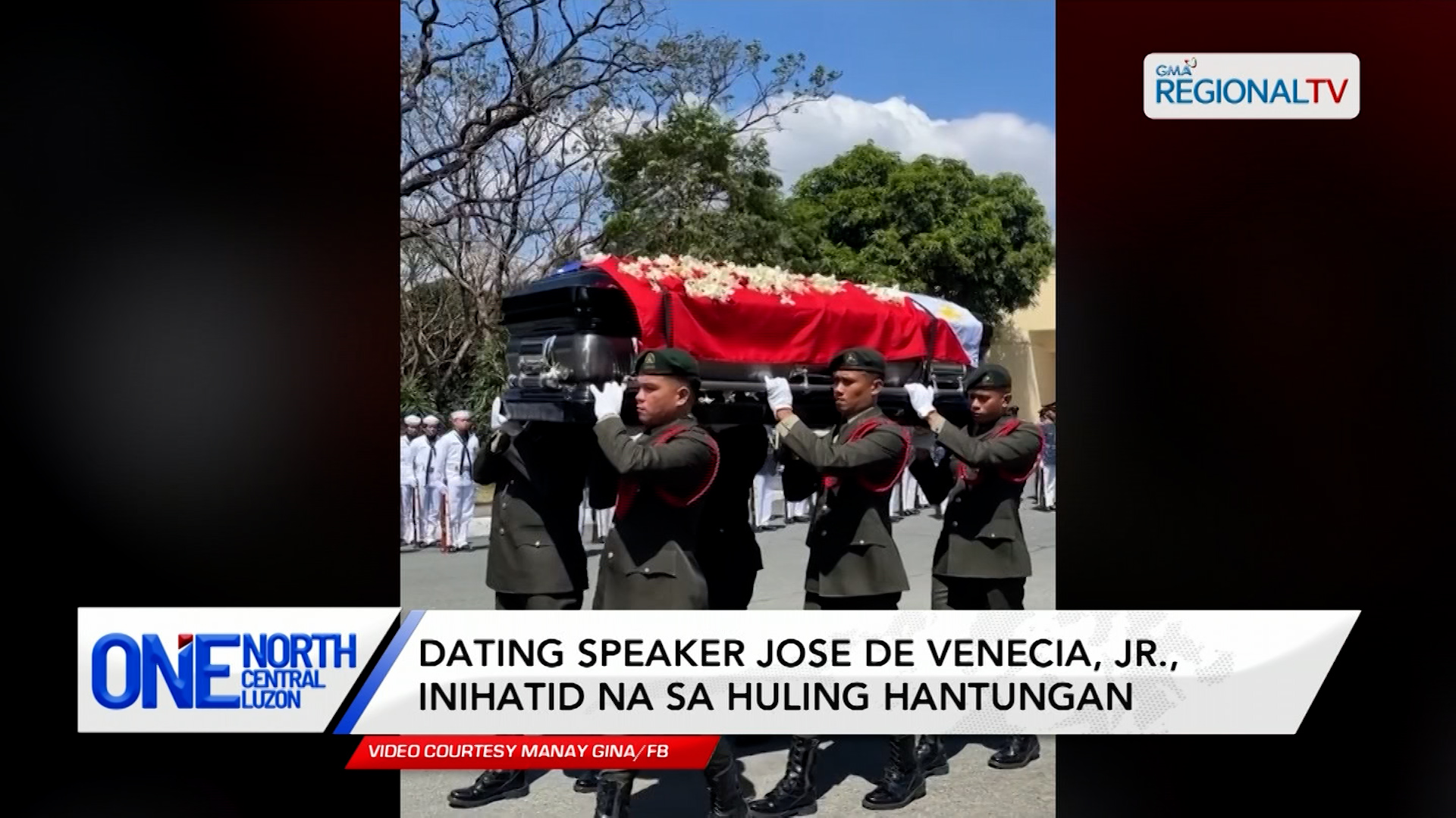 Dating Speaker Jose De Venecia, Jr., inihatid na sa huling hantungan | One North Central Luzon