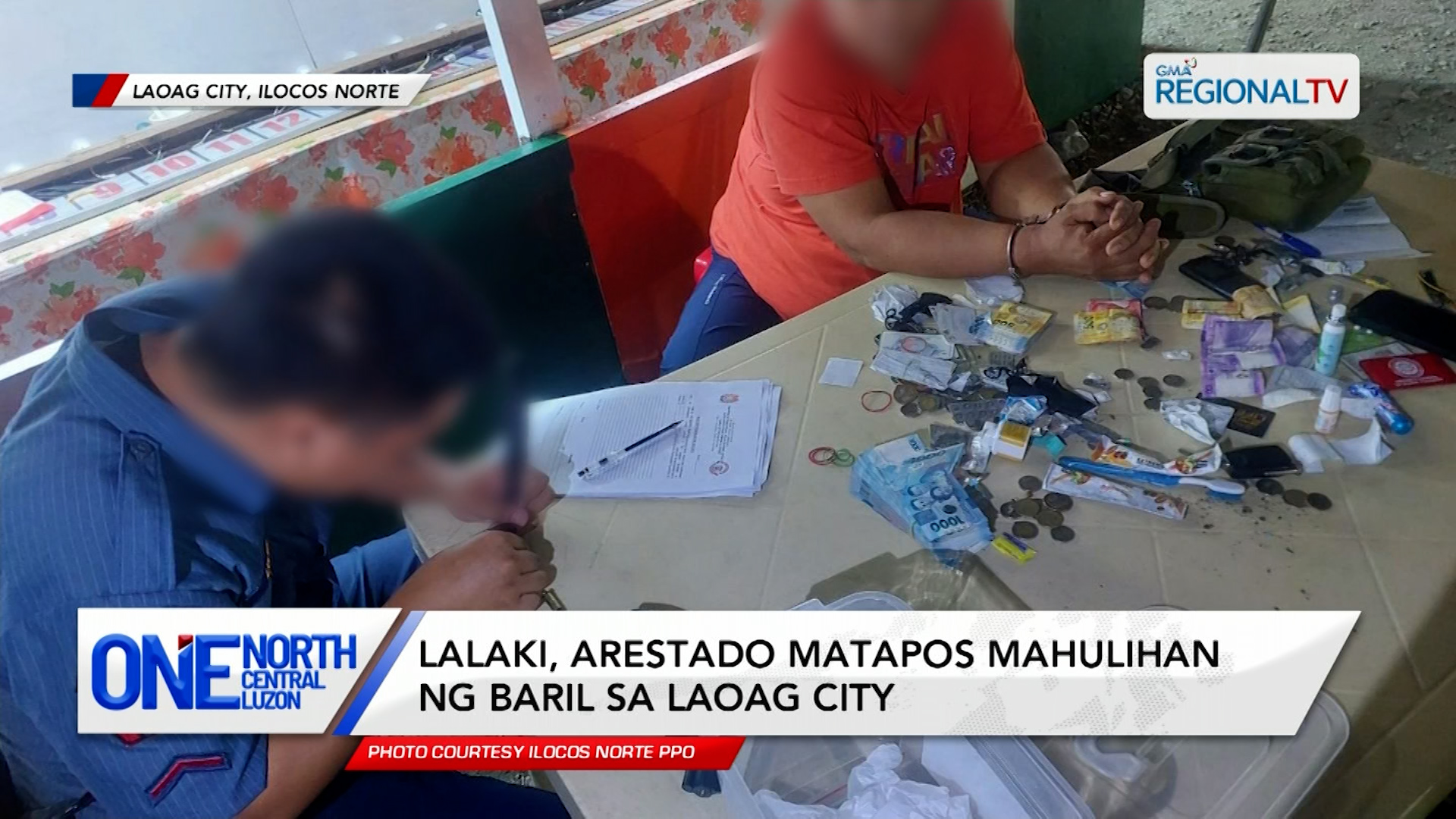 Lalaki, arestado matapos mahulihan ng baril sa Laoag City | One North Central Luzon