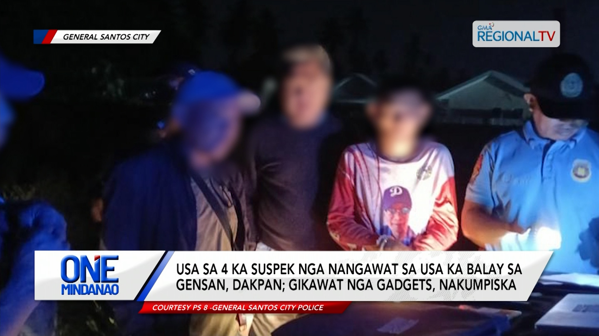 Usa sa 4 ka suspek nga nangawat sa usa ka balay sa Gensan, dakpan | One Mindanao