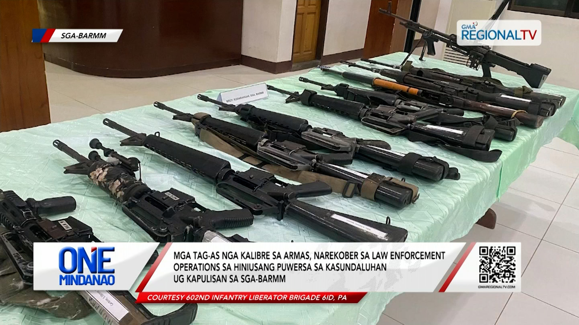 Mga tag-as nga kalibre sa armas, narekober sa law enforcement operations | One Mindanao