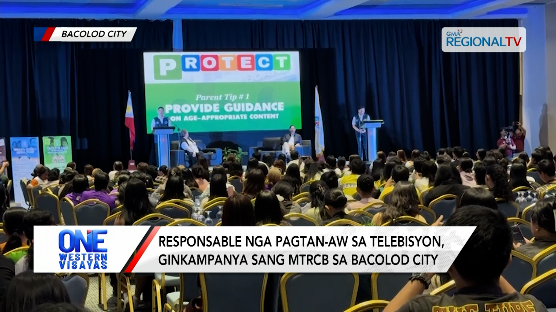 Responsable nga pagtan-aw sa telebisyon, ginkampanya sang MTRCB sa Bacolod City| One Western Visayas