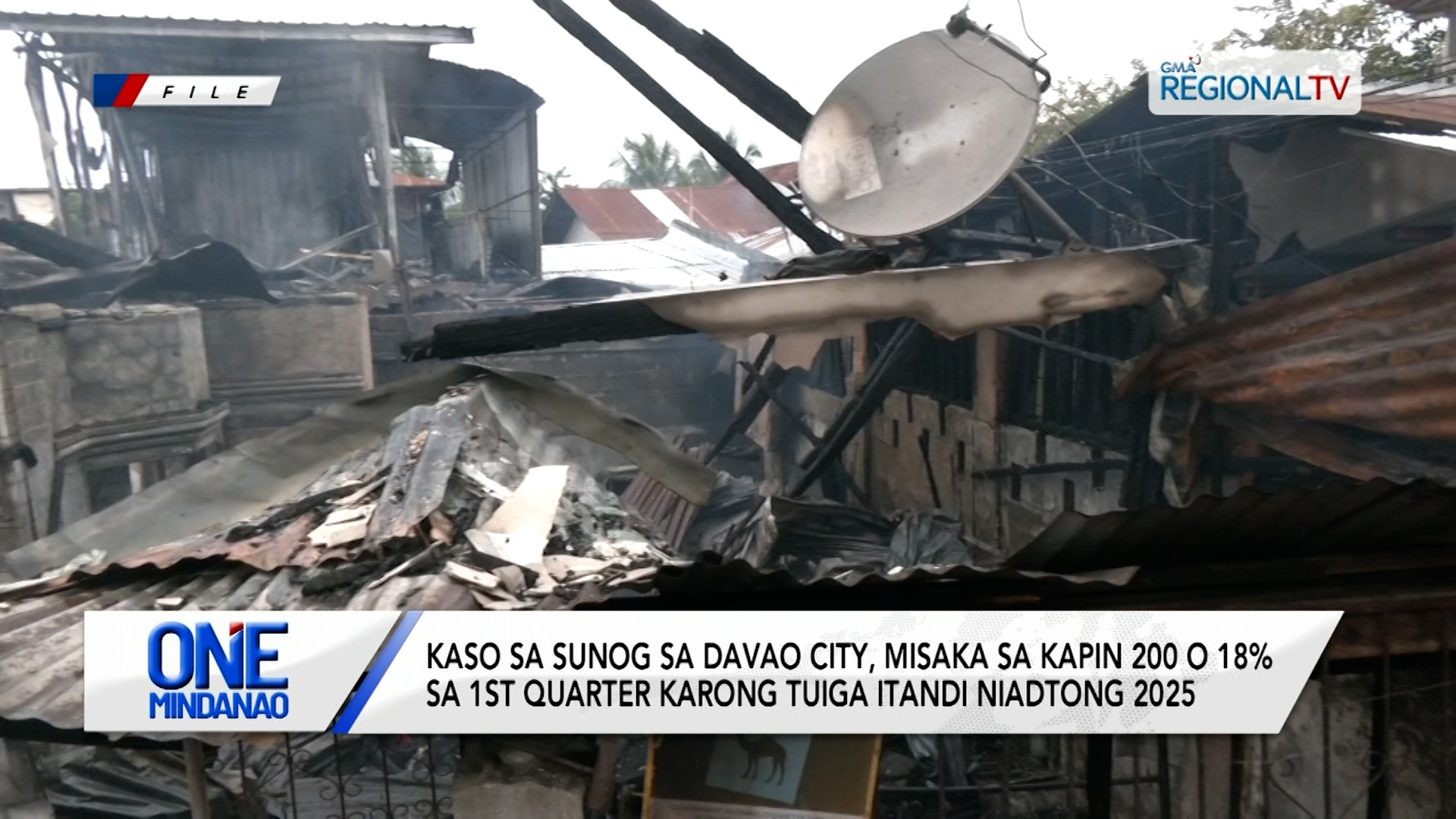Kaso sa sunog sa Davao City, misaka sa kapin 200| One Mindanao