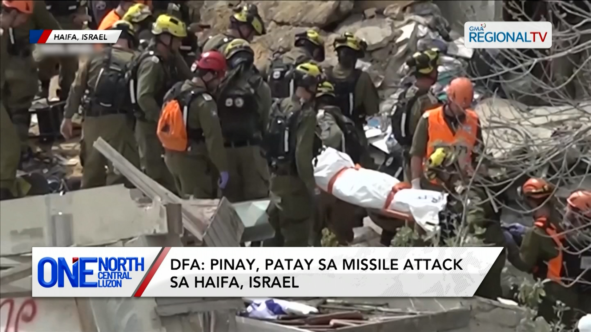 Pinay, patay sa missile attack sa Haifa, Israel | One North Central Luzon