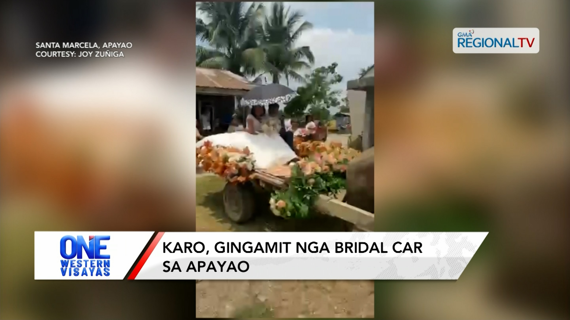 Karo, gingamit nga bridal car sa Apayao | One Western Visayas