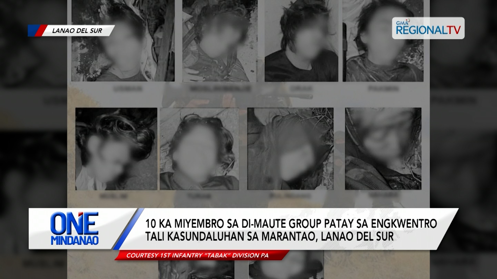 10 ka miyembro sa Di-Maute group patay sa engkwentro | One Mindanao