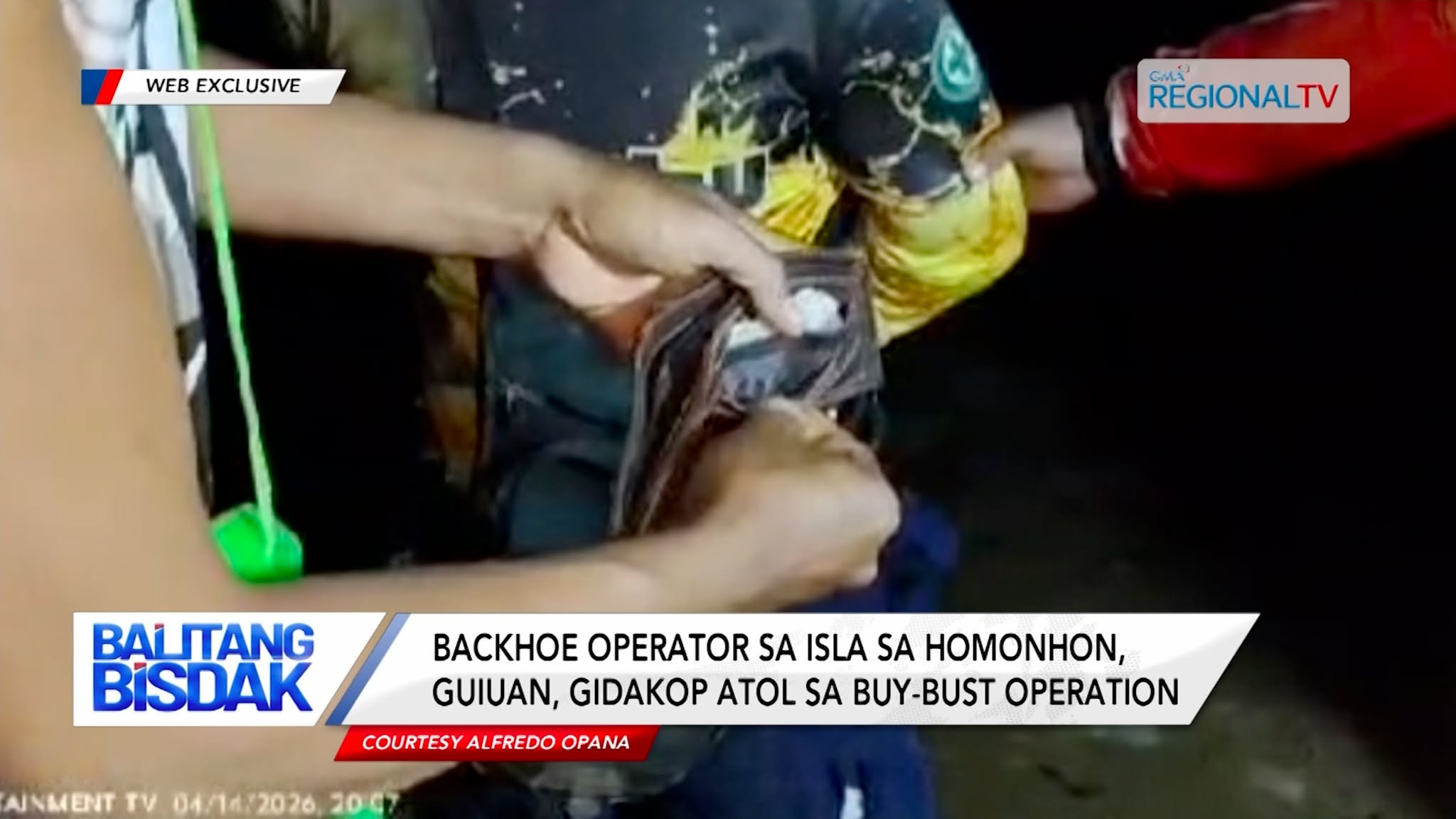 Backhoe Operator sa Guiuan, Gidakop atol sa Buy-Bust Operation | Balitang Bisdak
