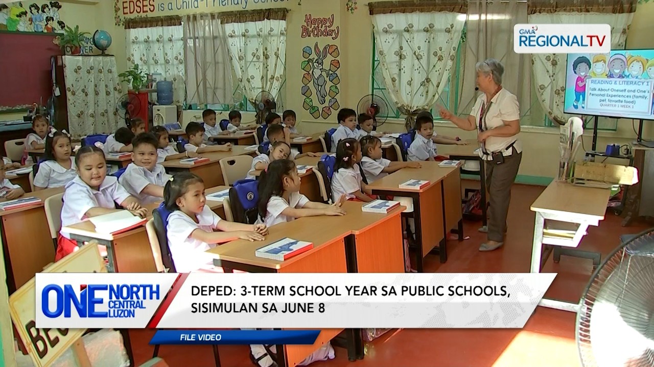 DepEd: 3-term school year sa public schools, sisimulan sa June 8 | One North Central Luzon
