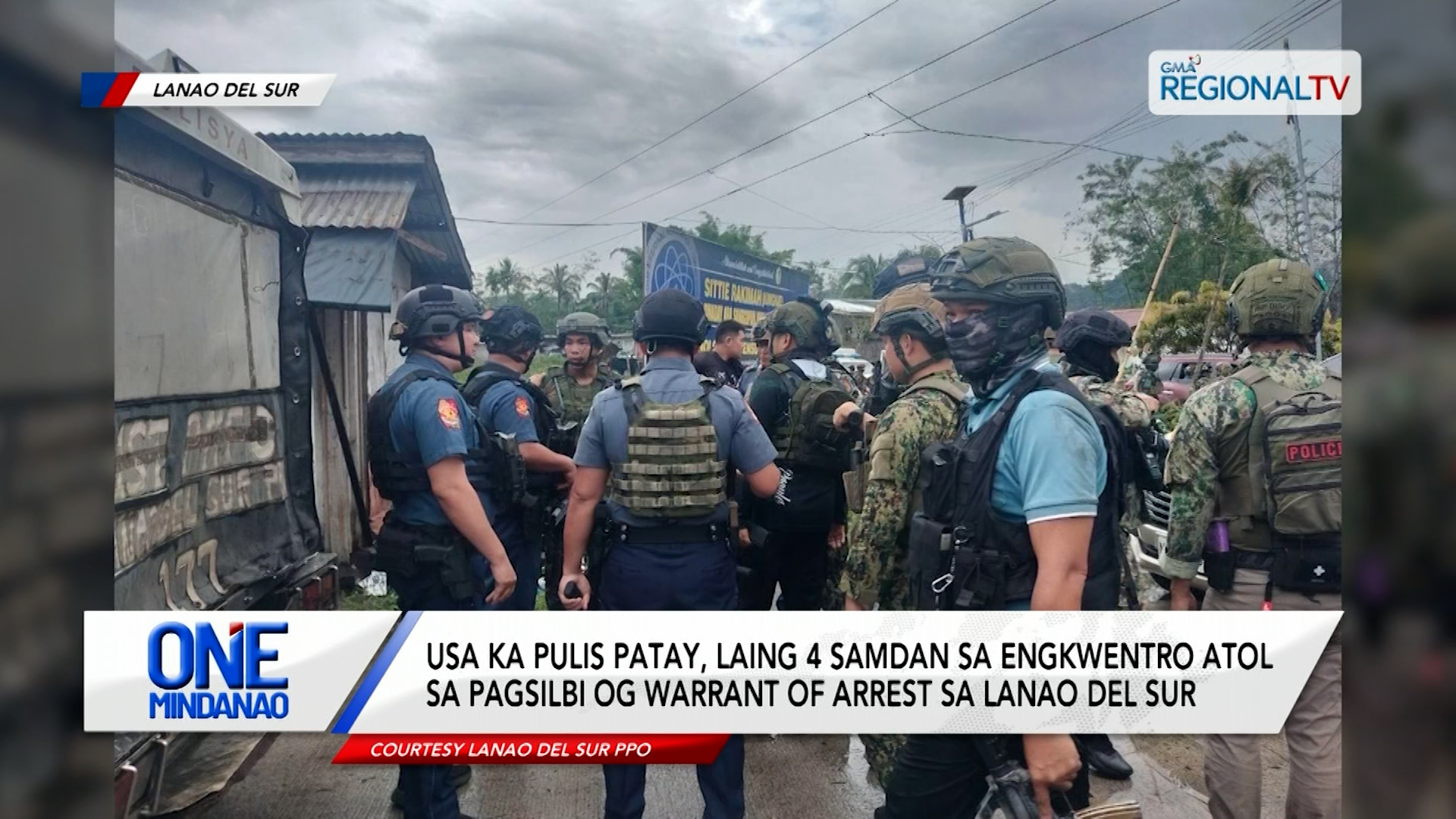 Usa ka pulis patay, laing 4 samdan sa engkwentro I One Mindanao
