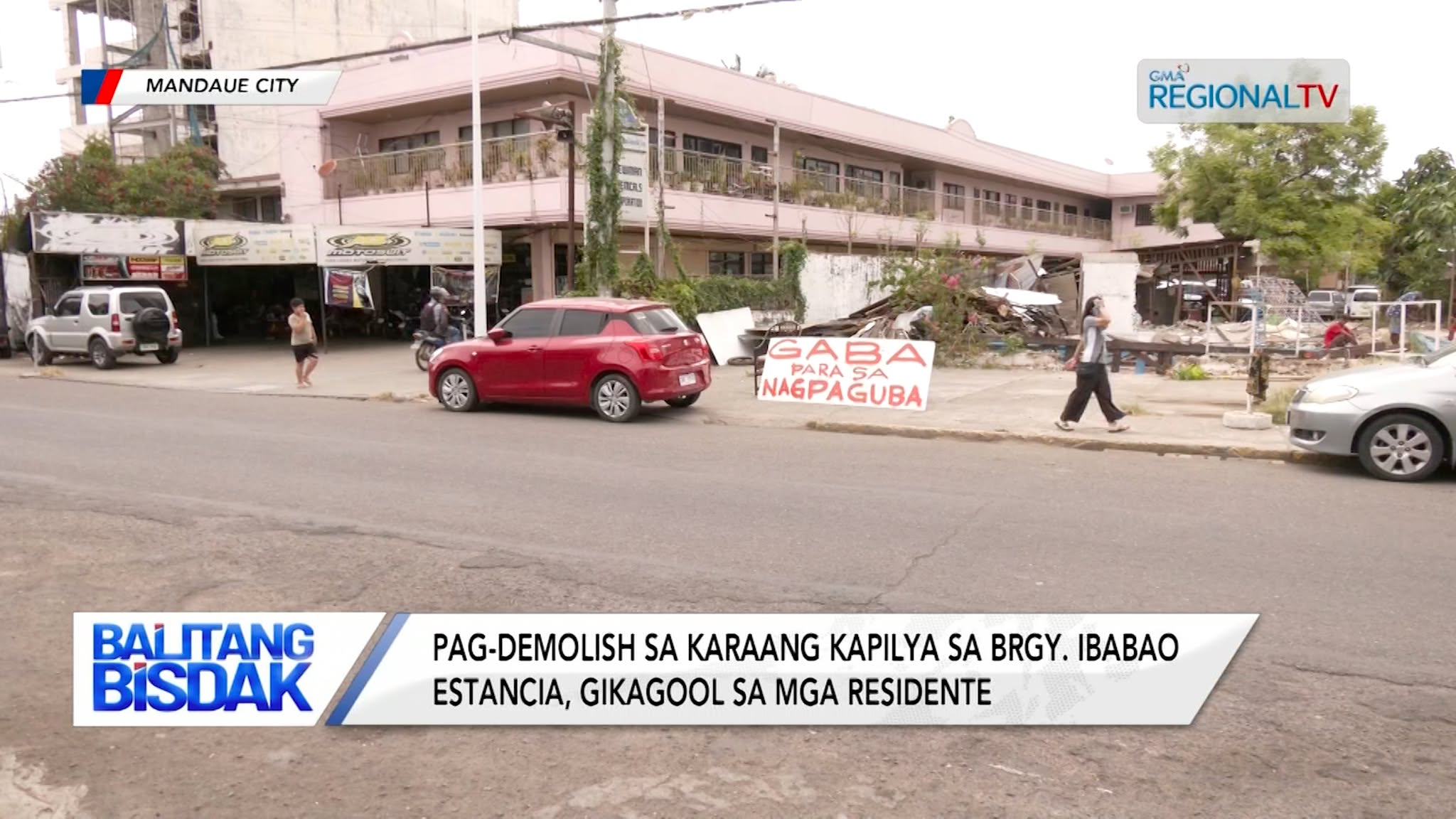 Pag-demolish sa Old Chapel sa Brgy. Ibabao Estancia, Gikagool sa mga Residente | Balitang Bisdak