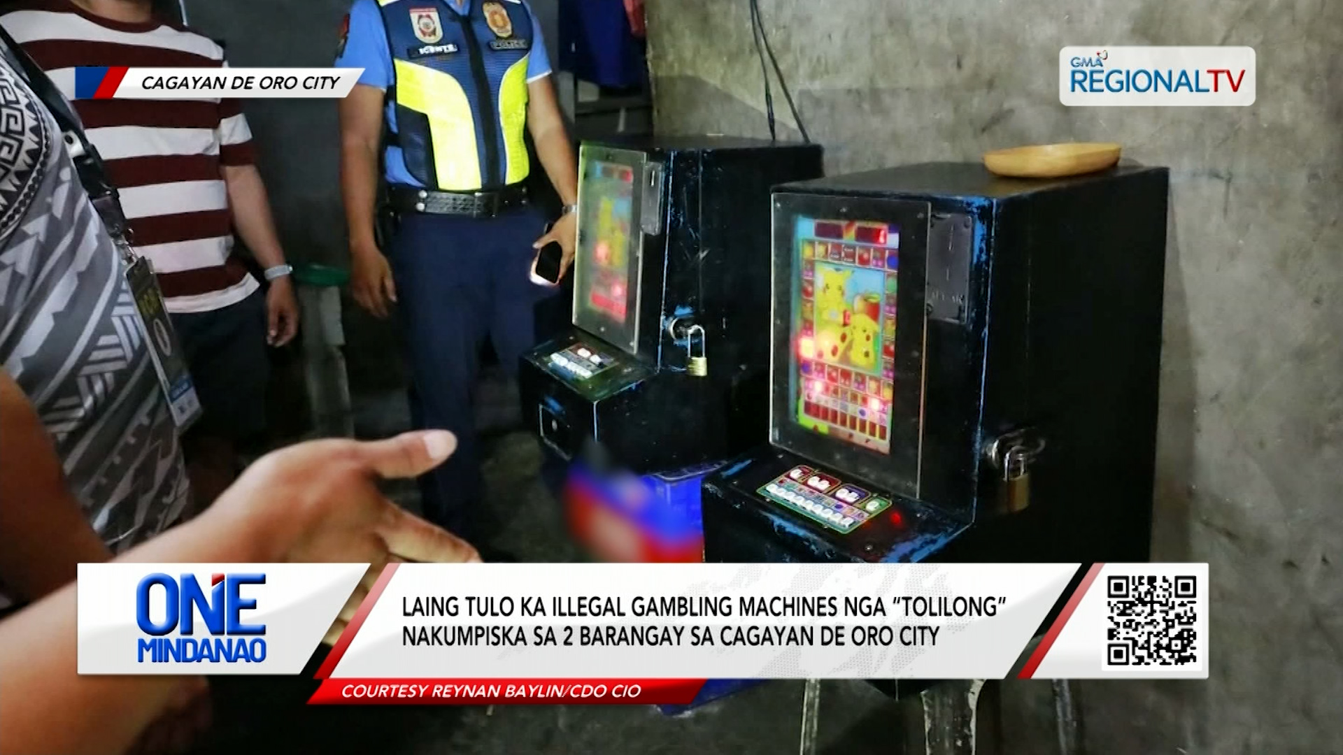 Laing tulo ka illegal gambling machines nga “tolilong” nakumpiska I One Mindanao