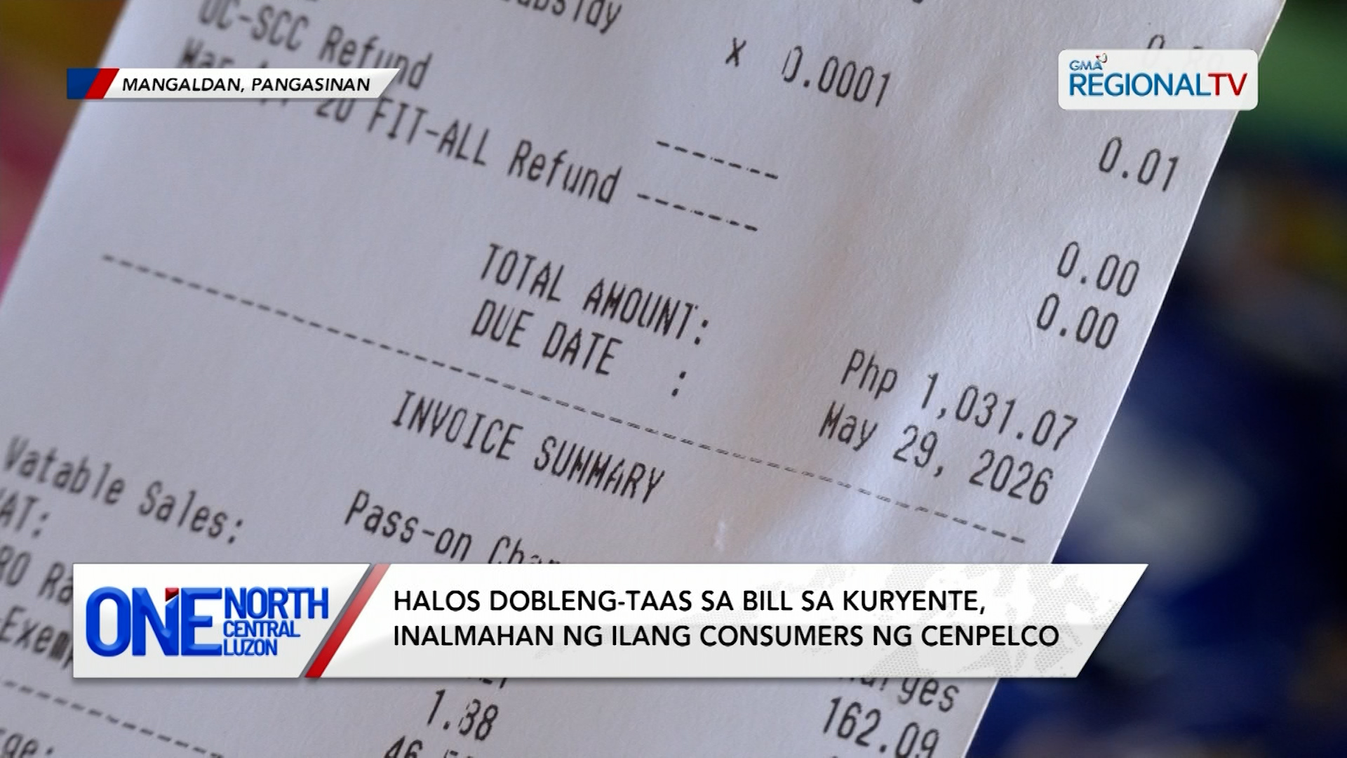 Halos dobleng-taas sa bill sa kuryente, inalmahan ng consumers ng CENPELCO | One North Central Luzon