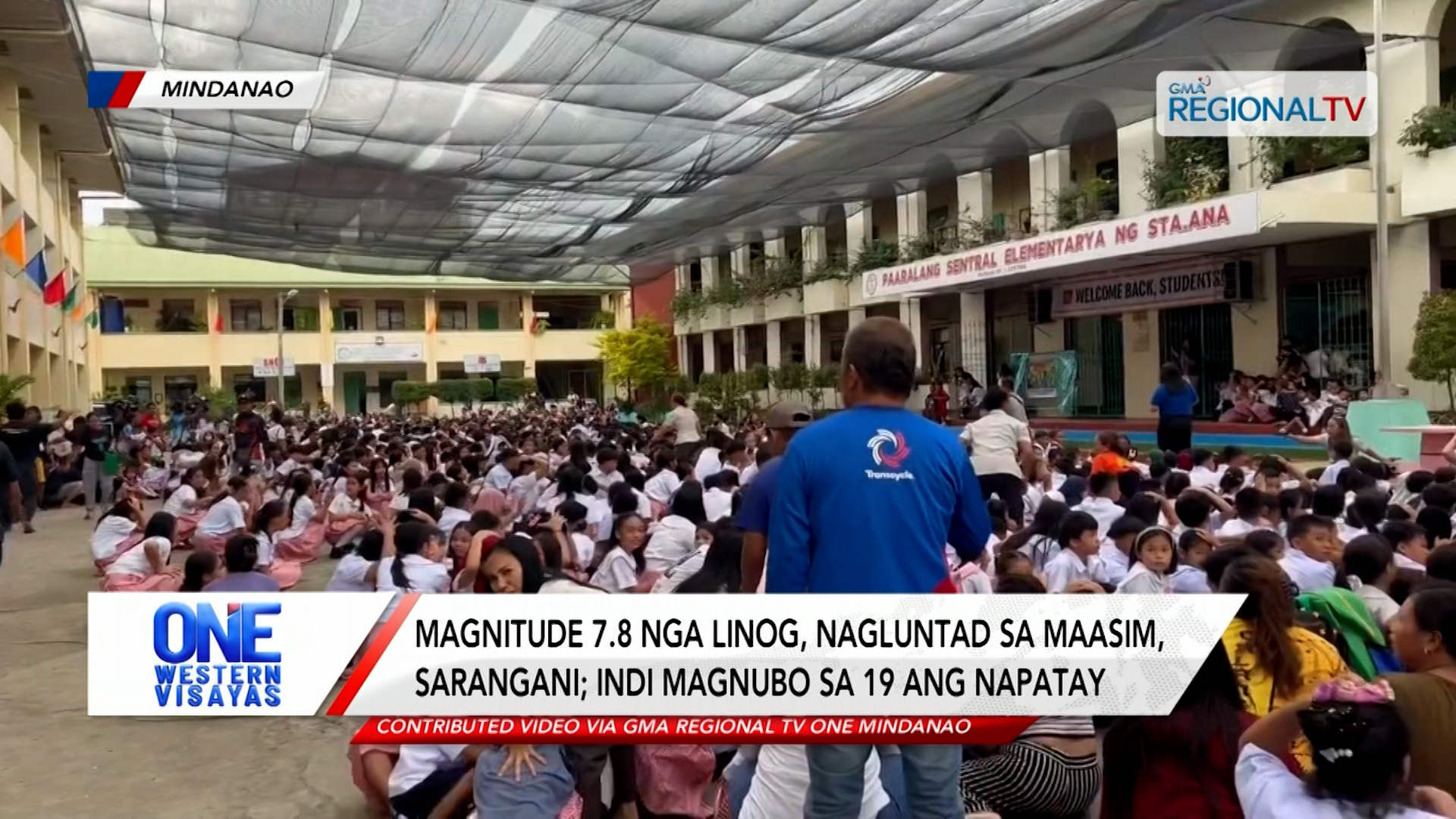 Magnitude 7.8 nga linog, nagluntad sa Sarangani; indi magnubo sa 19 ang napatay| One Western Visayas