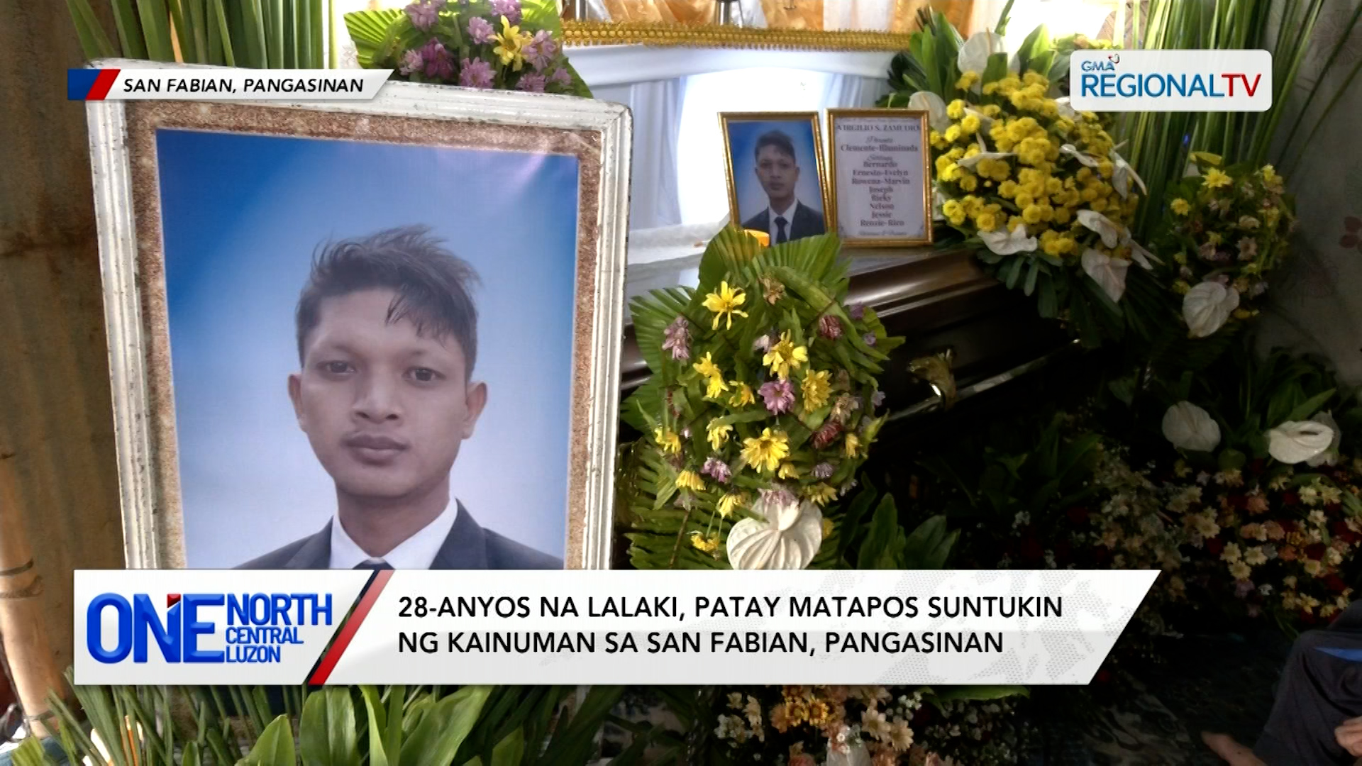 Lalaki, patay matapos suntukin ng kainuman sa San Fabian, Pangasinan | One North Central Luzon