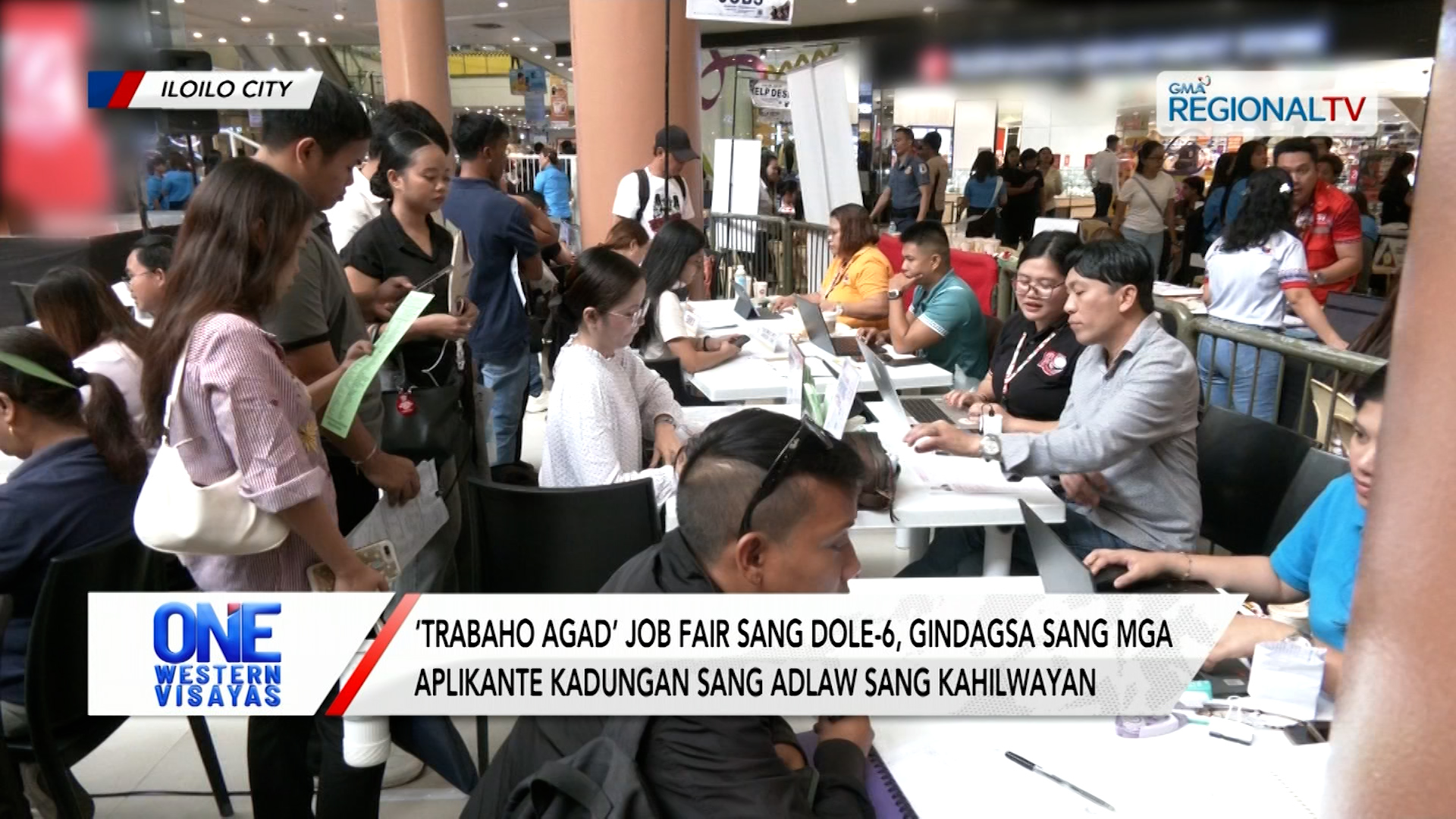 ‘Trabaho Agad’ job fair sang DOLE-6, gindagsa sang mga aplikante | One Western Visayas