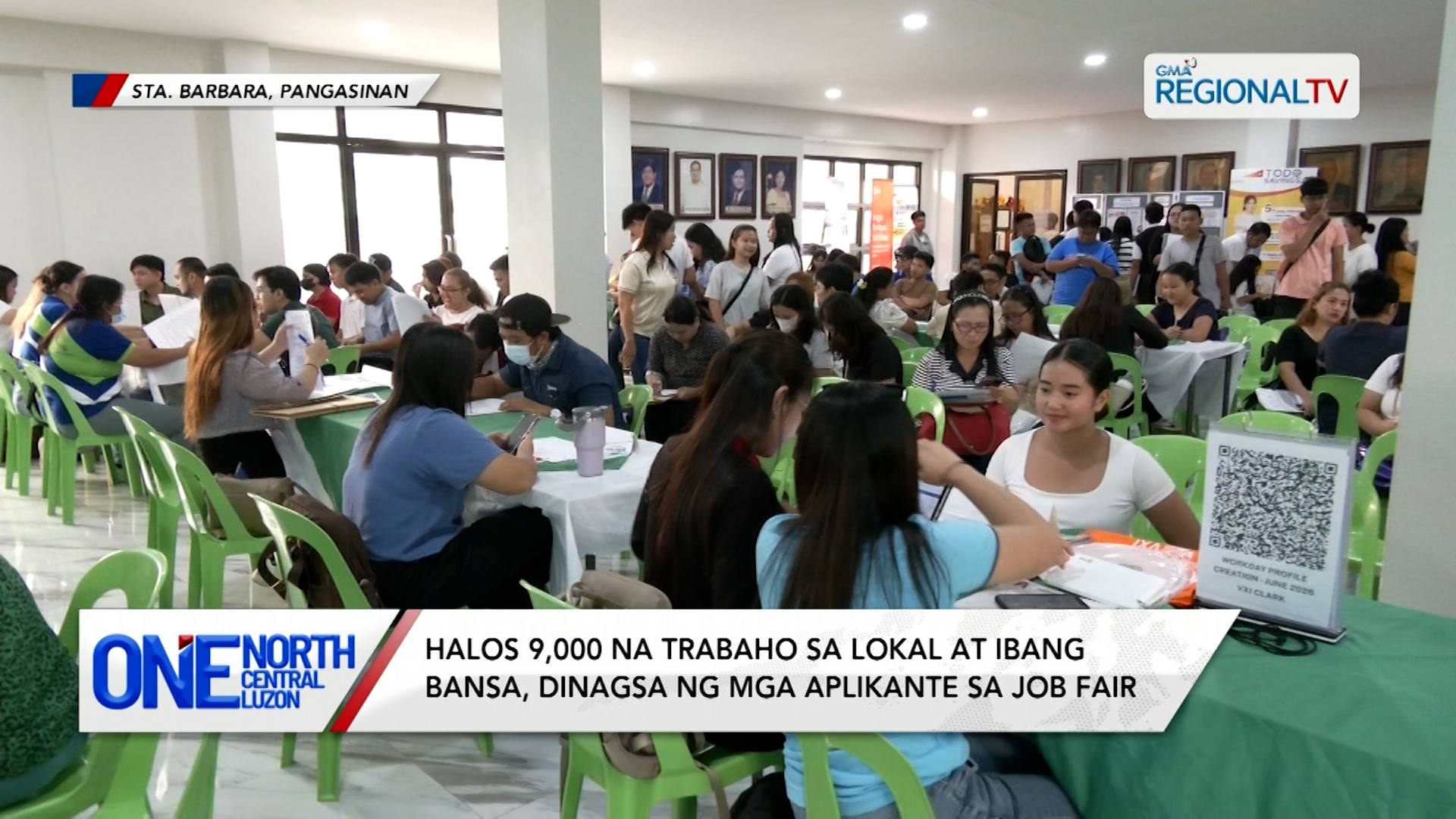 Halos 9,000 na trabaho sa lokal at ibang bansa, dinagsa ng mga aplikante | One North Central Luzon