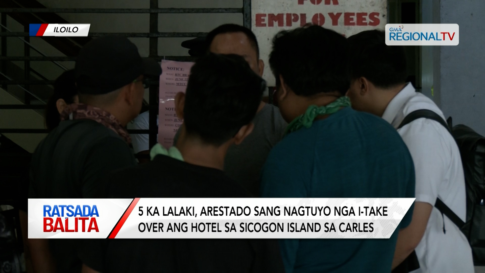 5 ka lalaki, arestado sang nagtuyo nga i-take over ang hotel sa Sicogon Island | Ratsada Balita