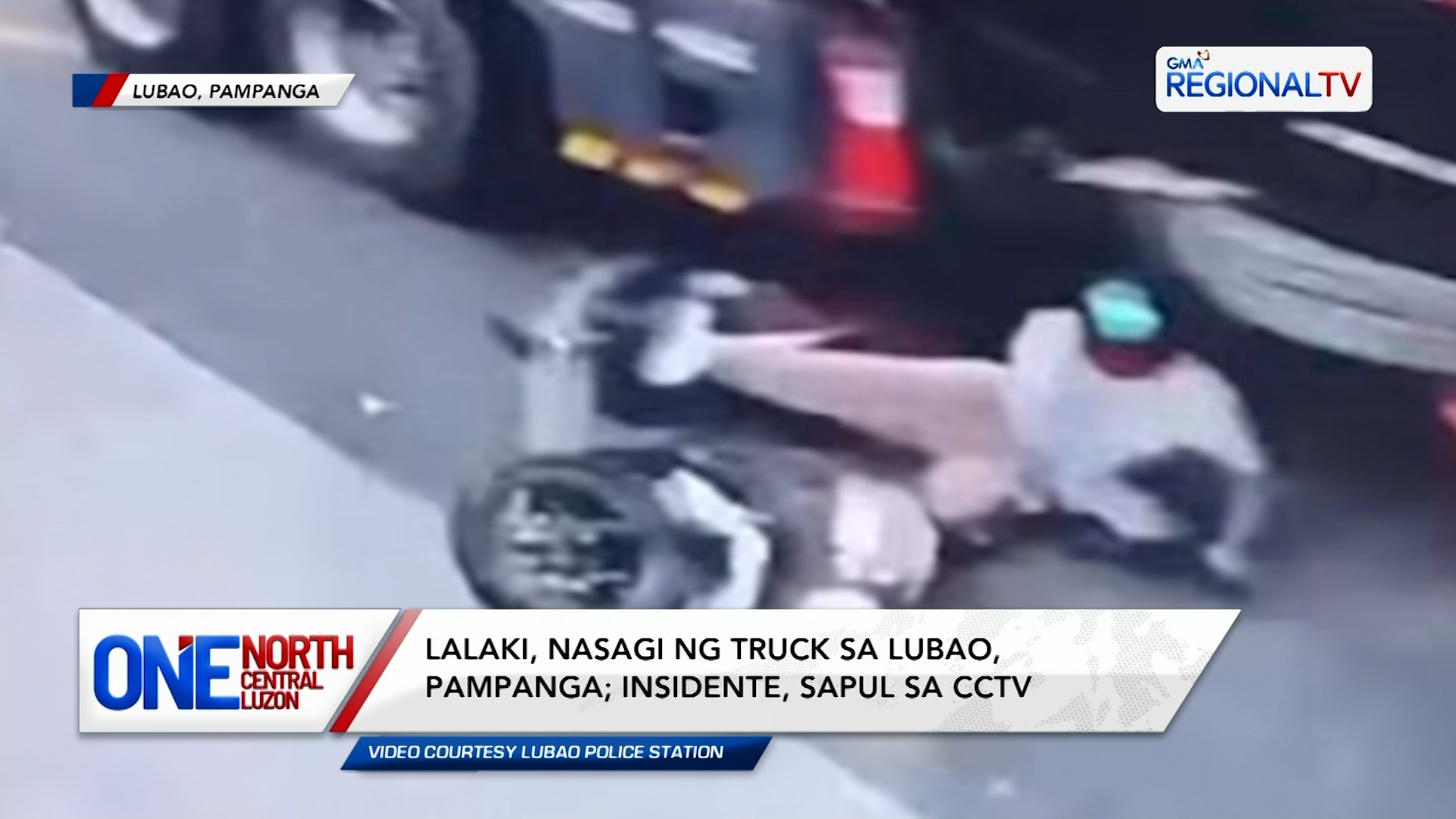 Lalaki, nasagi ng truck sa Lubao, Pampanga | One North Central Luzon