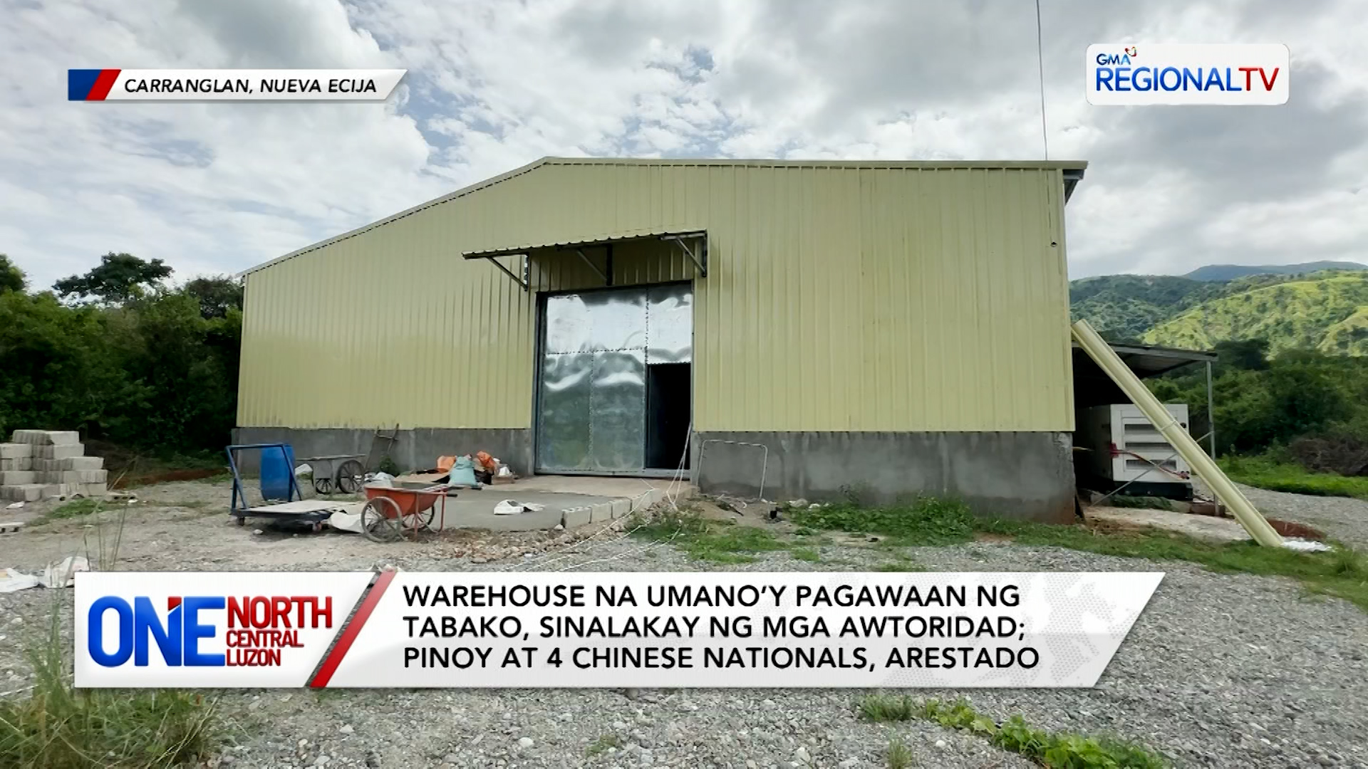 Warehouse na umano’y pagawaan ng tabako, sinalakay ng mga awtoridad ...
